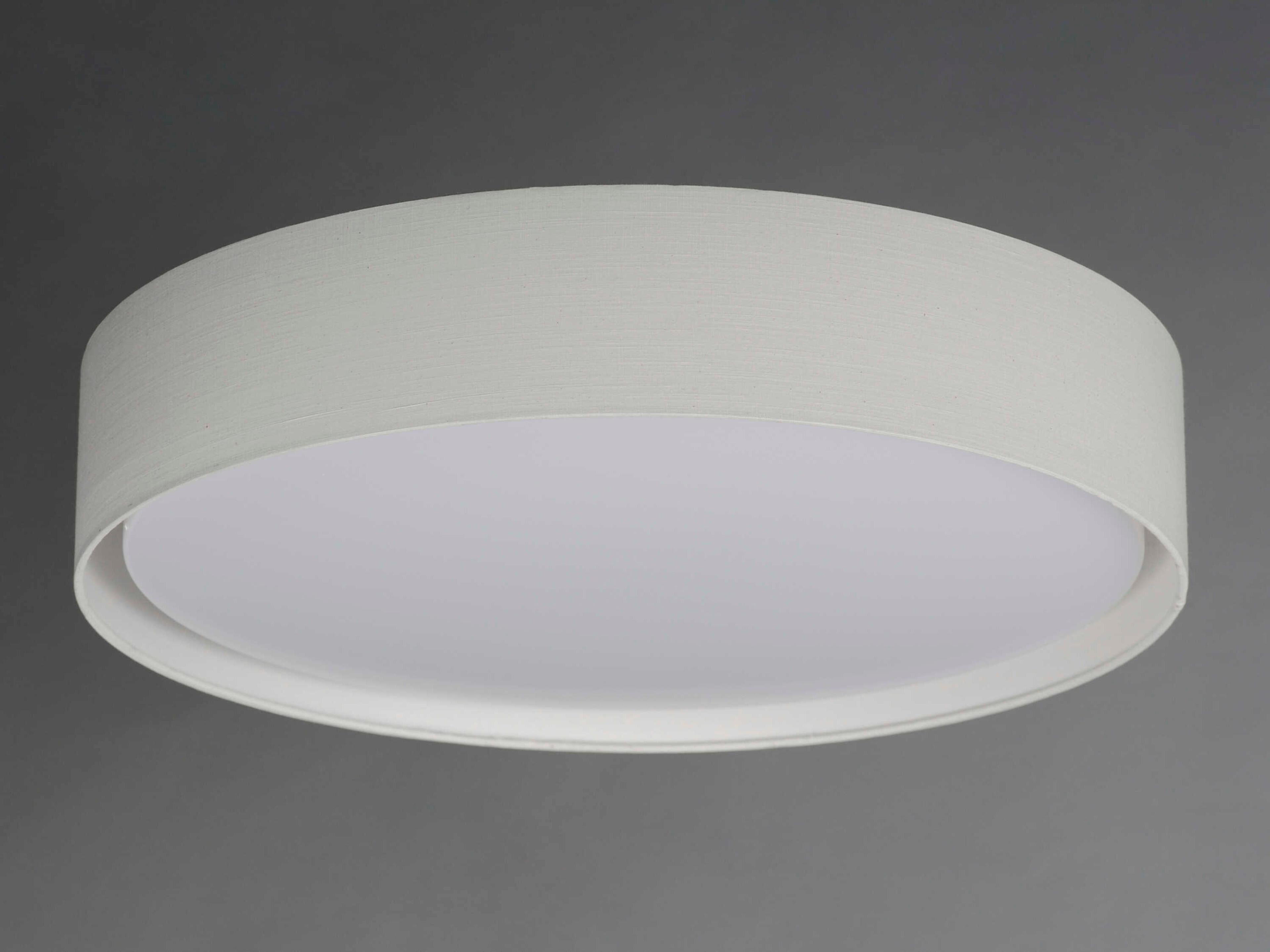 Maxim Lighting Prime 1-Light Oatmeal Off White LED Drum Flush Mount
