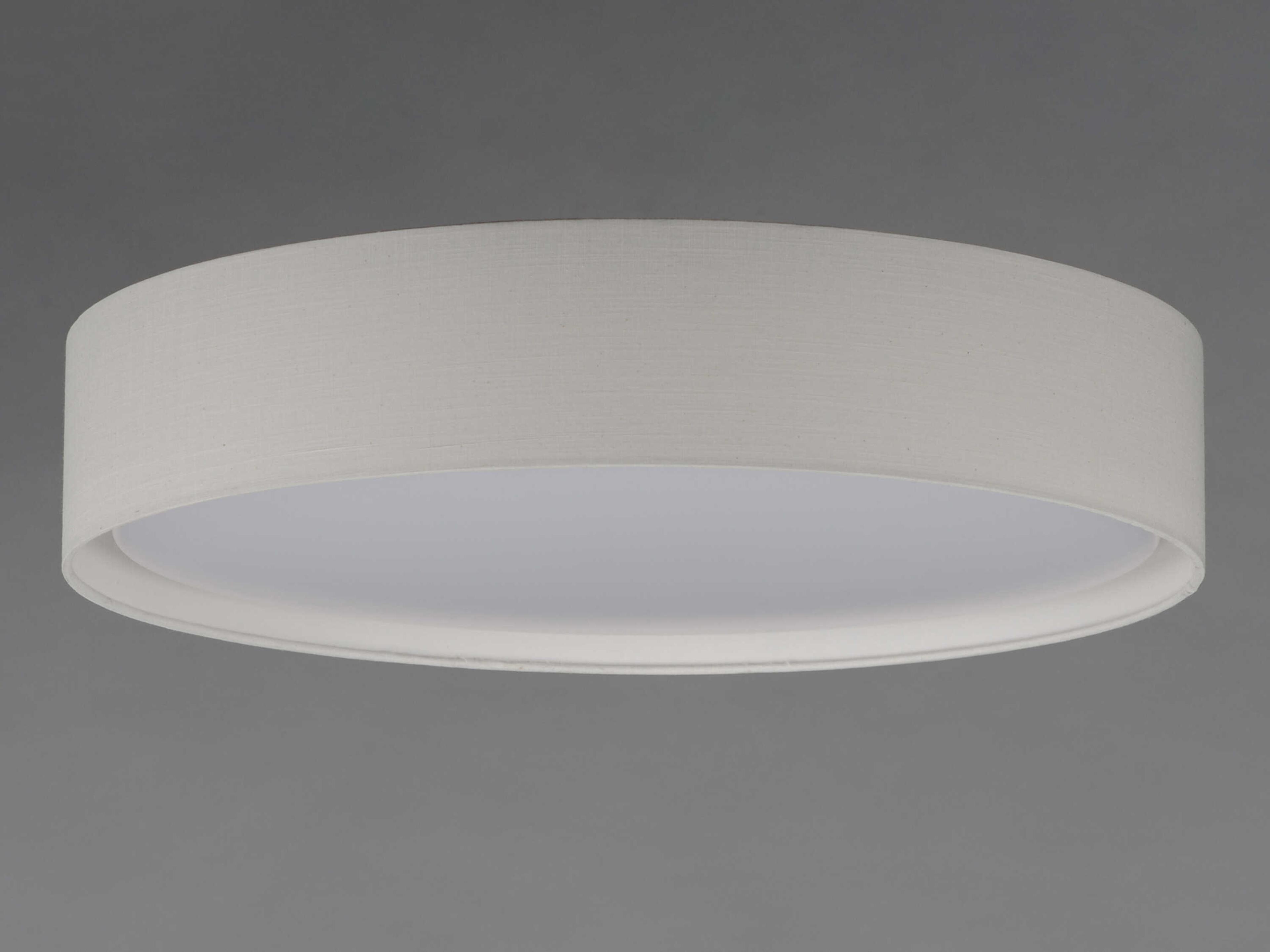 Maxim Lighting Prime 1-Light Oatmeal Off White LED Drum Flush Mount