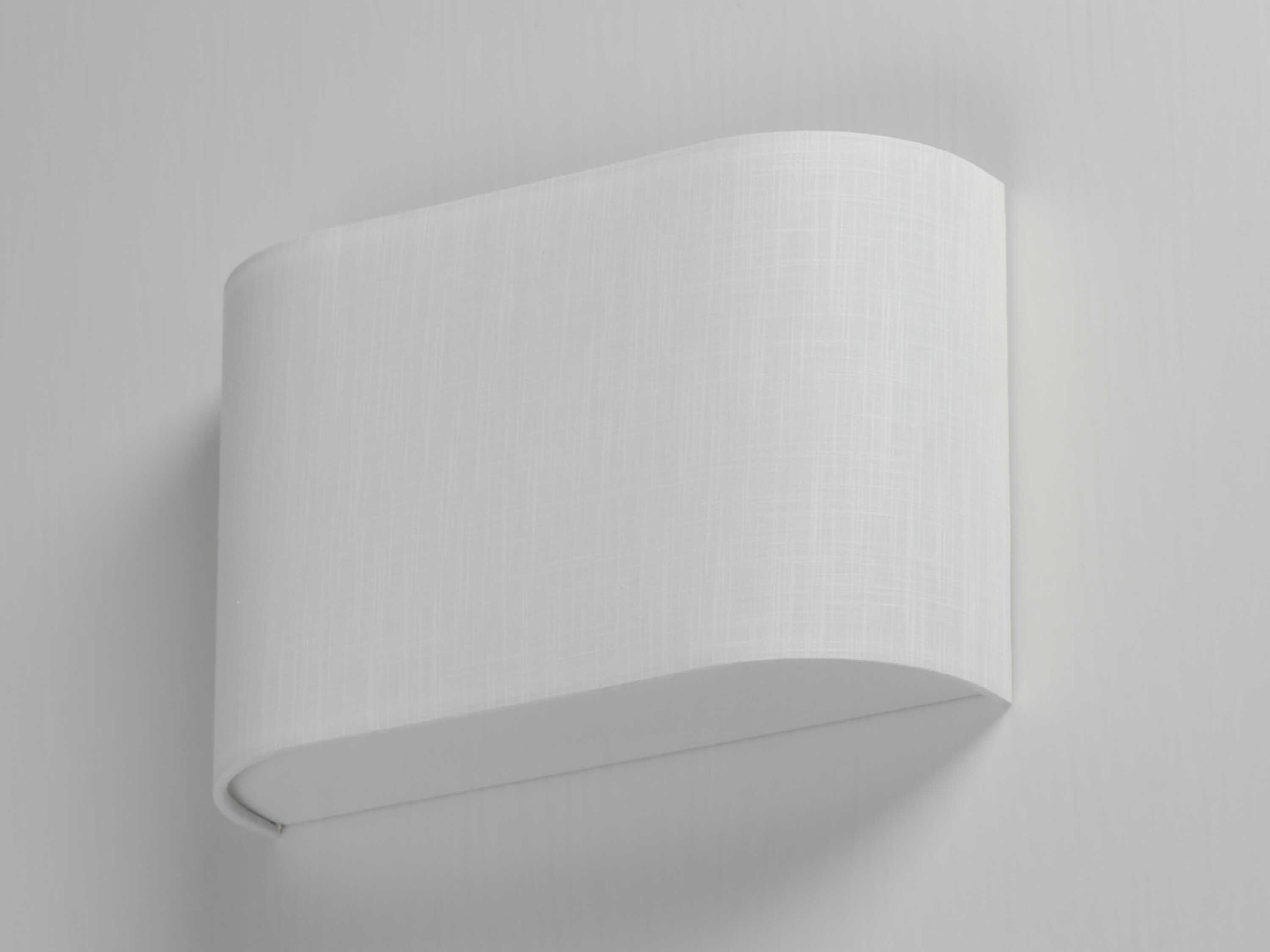 Maxim Lighting Prime 1-Light White Linen LED Wall Sconce