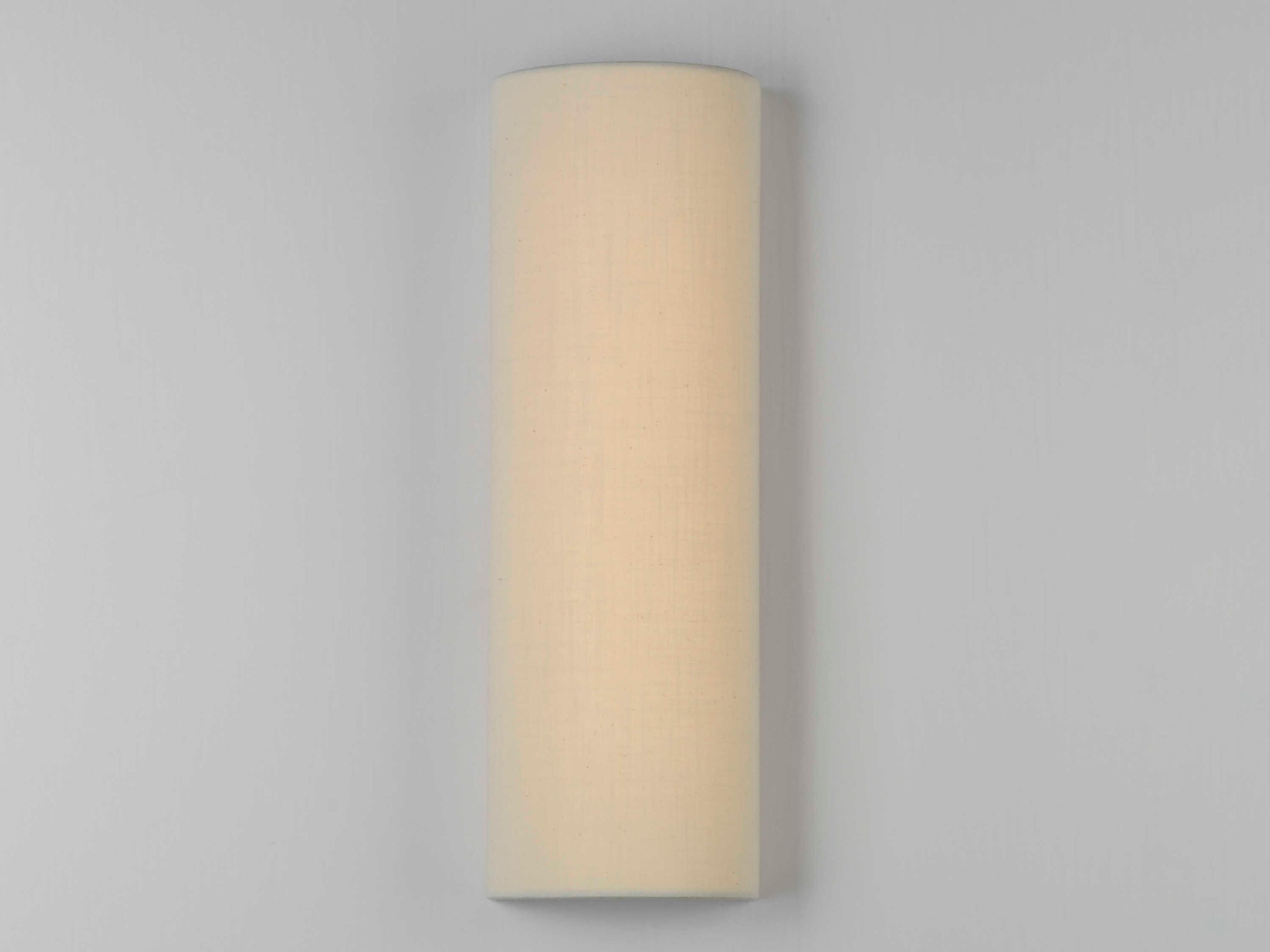 Maxim Lighting Prime 1-Light Oatmeal Linen White LED Wall Sconce