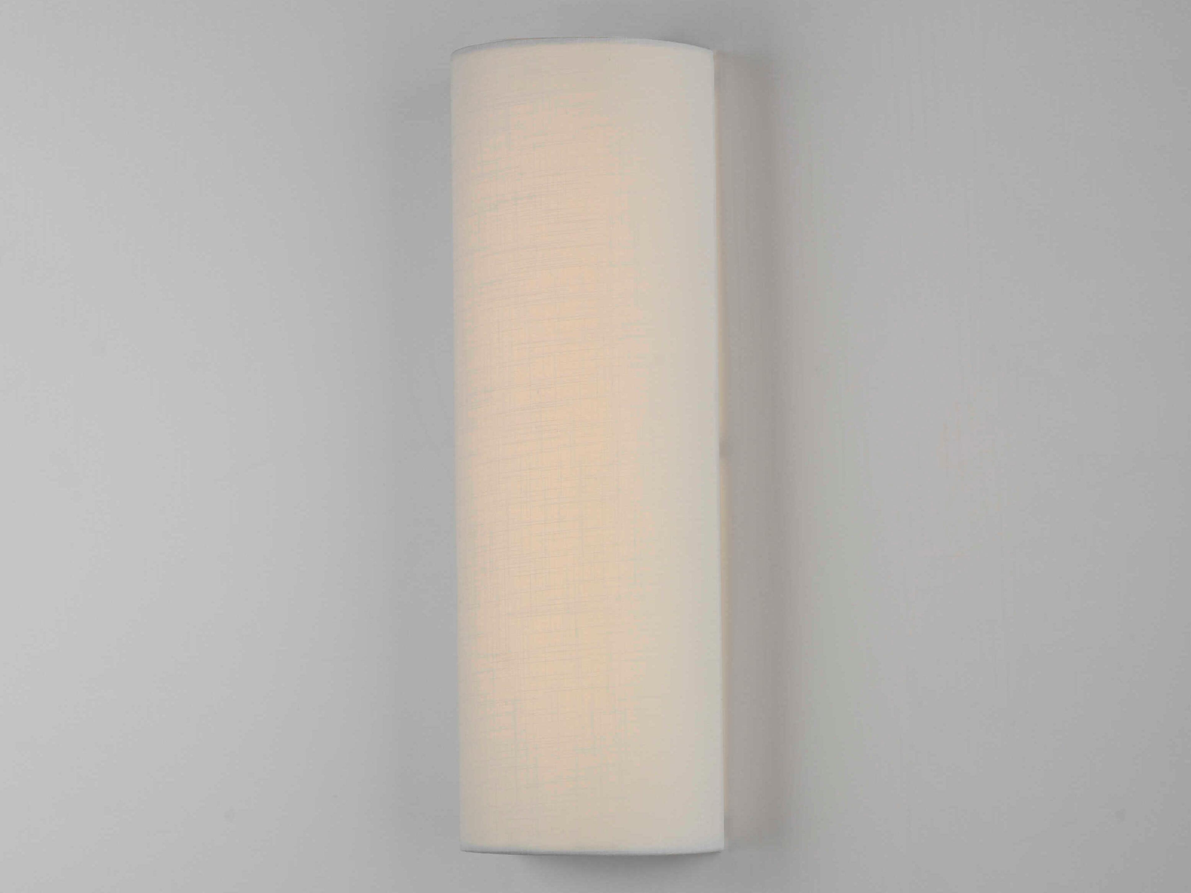 Maxim Lighting Prime 1-Light White Linen LED Wall Sconce
