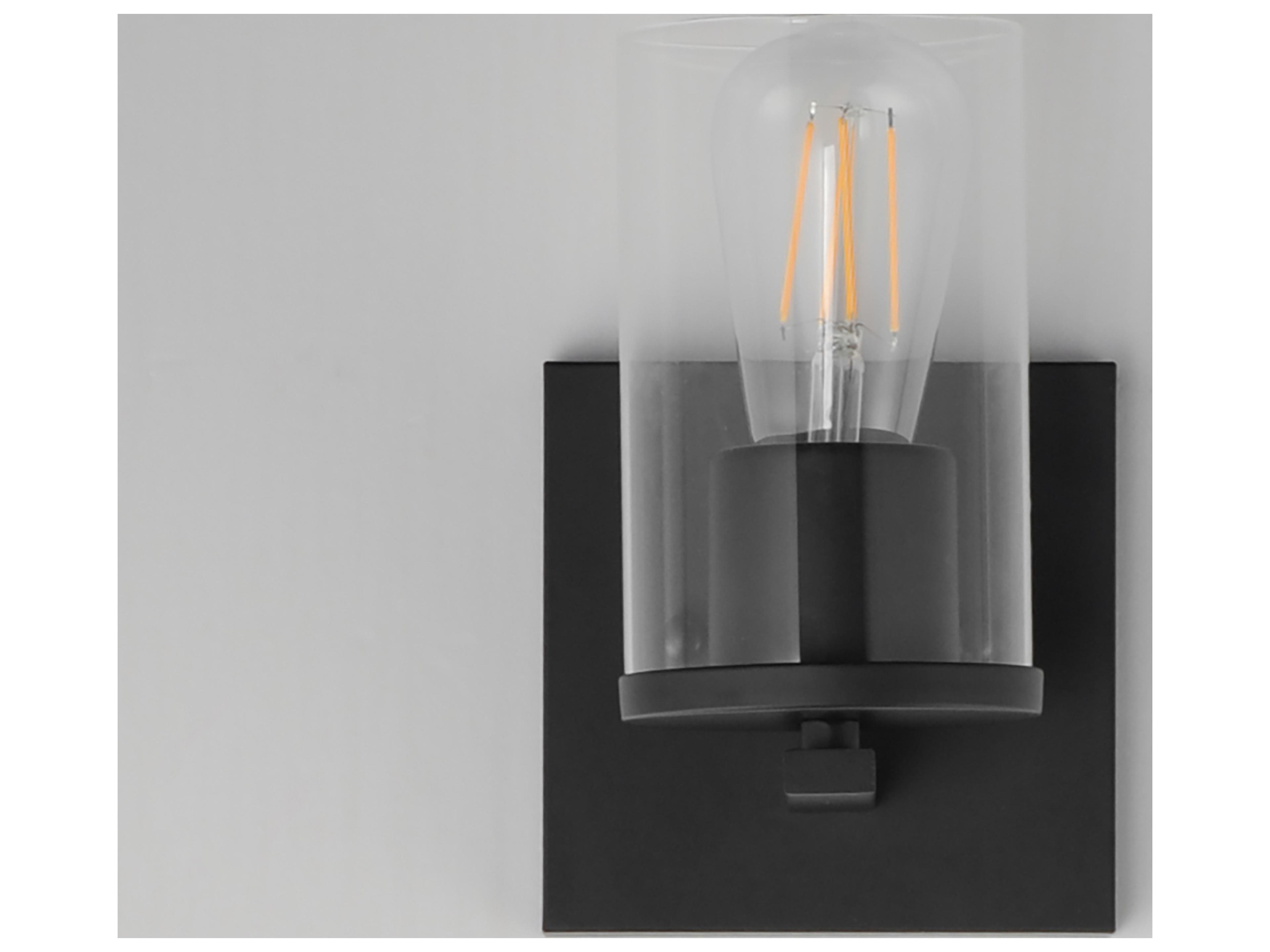 Maxim Lighting Lateral 1- Light Black Wall Sconce