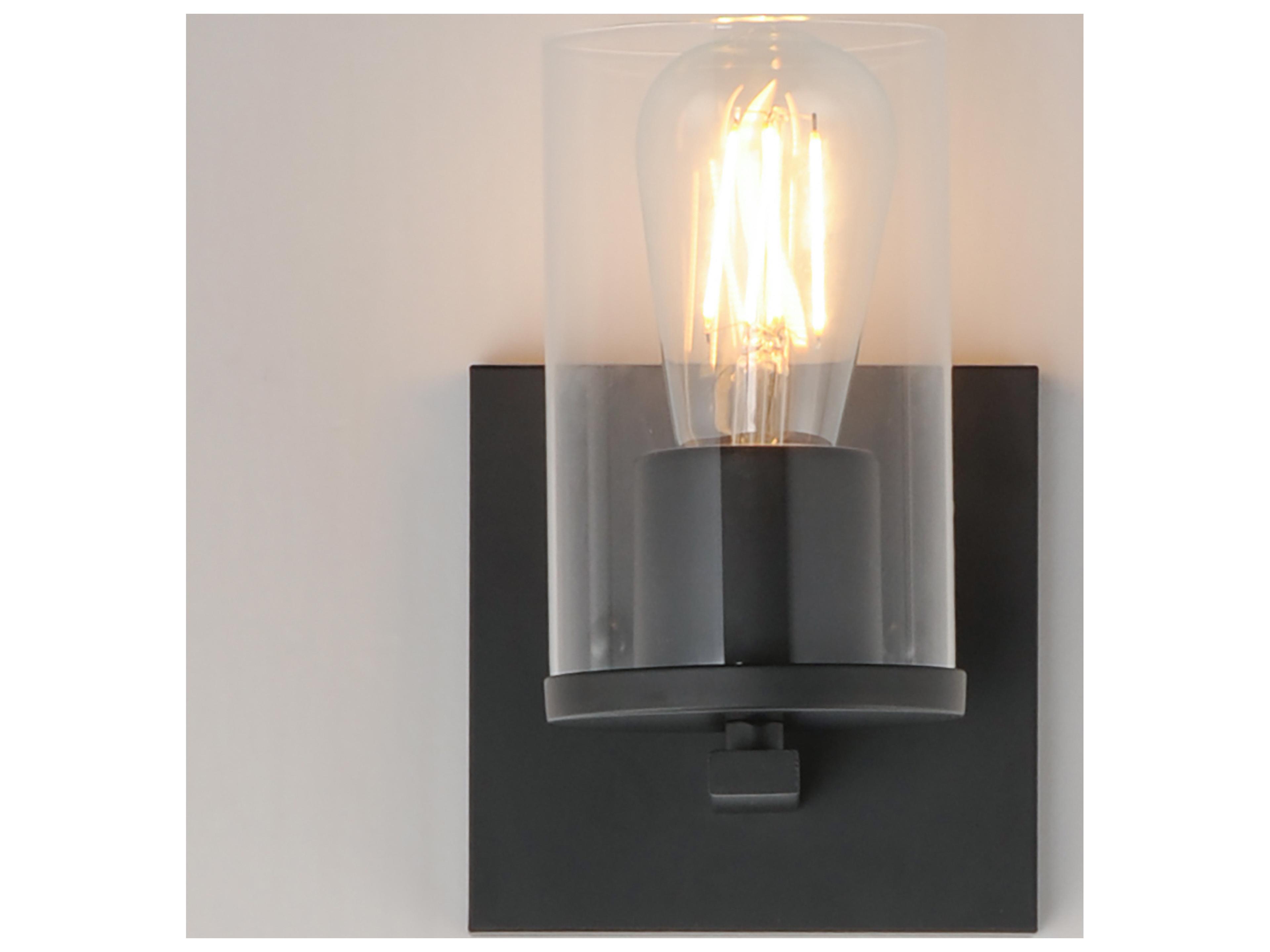 Maxim Lighting Lateral 1- Light Black Wall Sconce