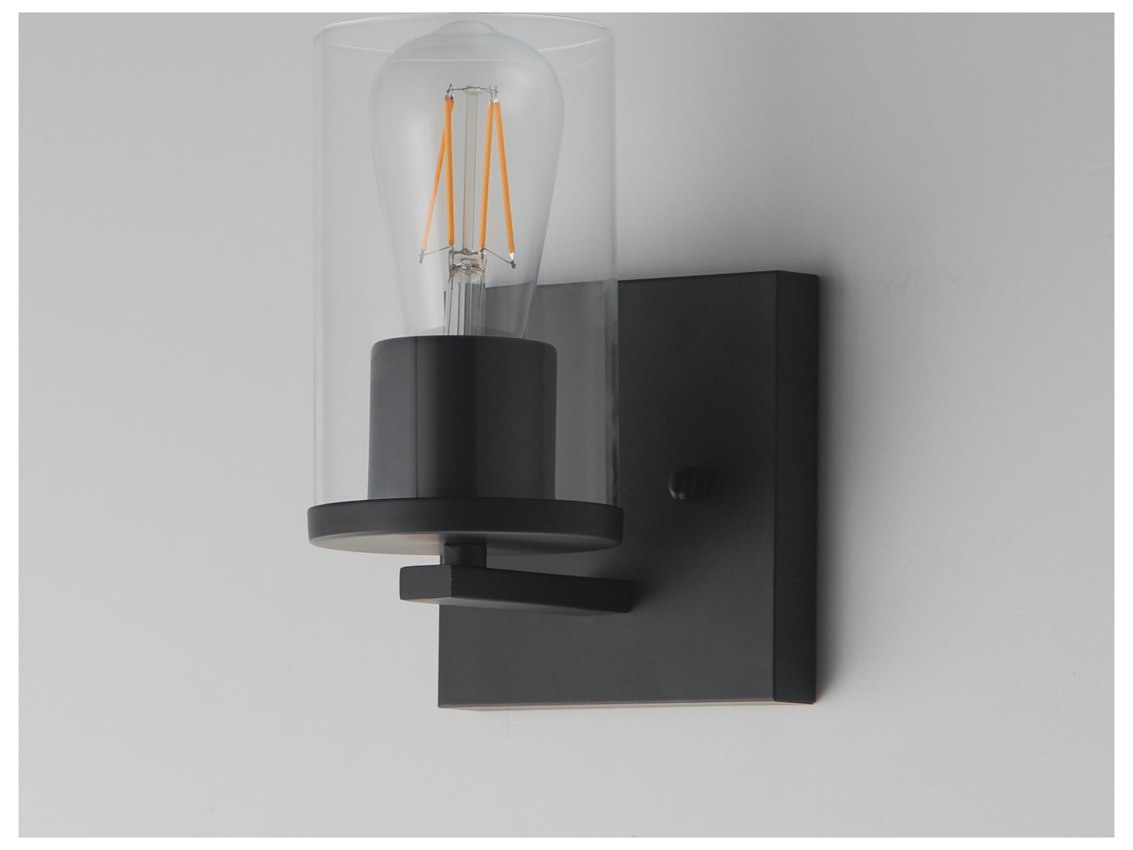 Maxim Lighting Lateral 1- Light Black Wall Sconce