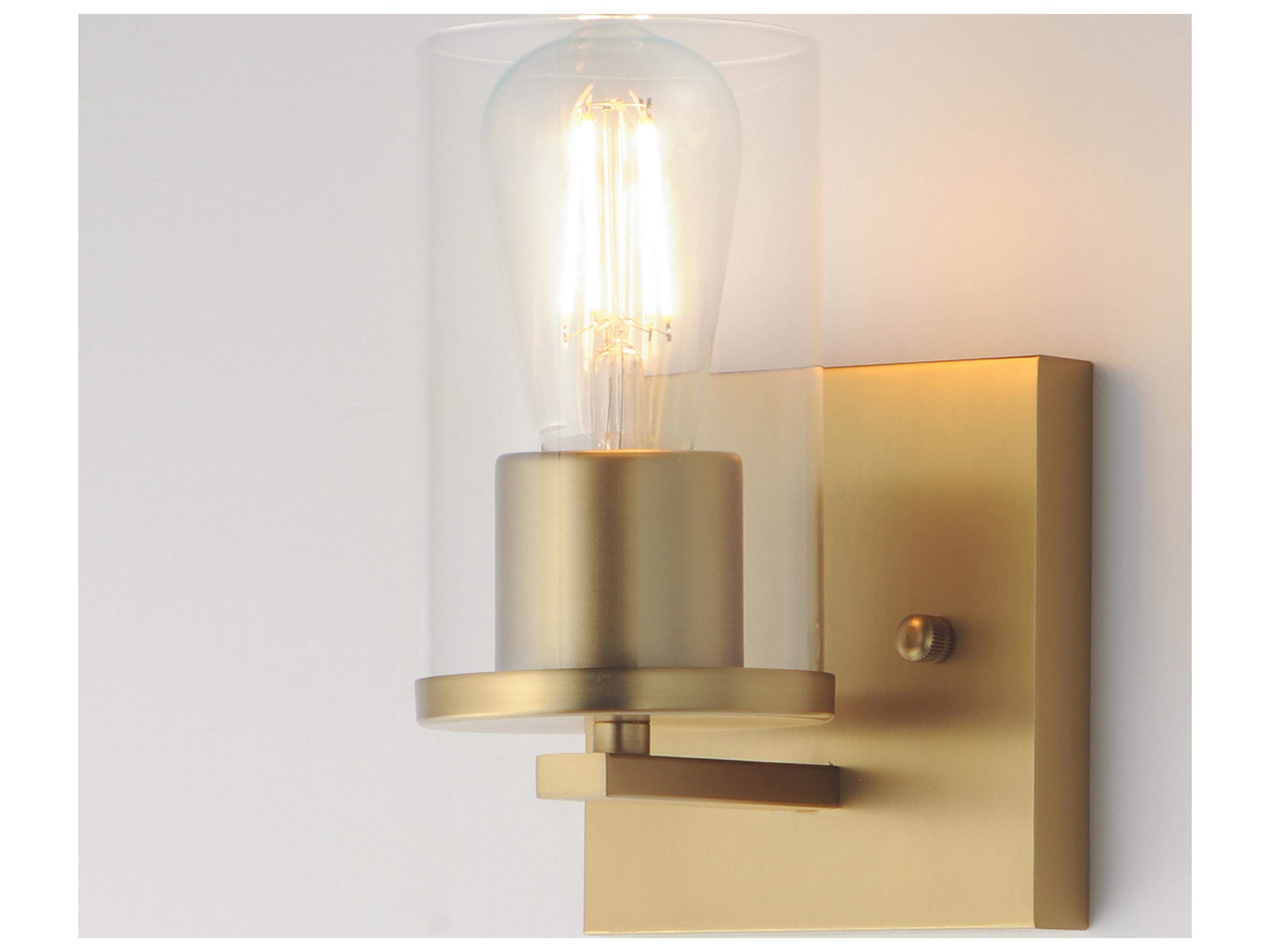 Maxim Lighting Lateral 1- Light Satin Brass Wall Sconce