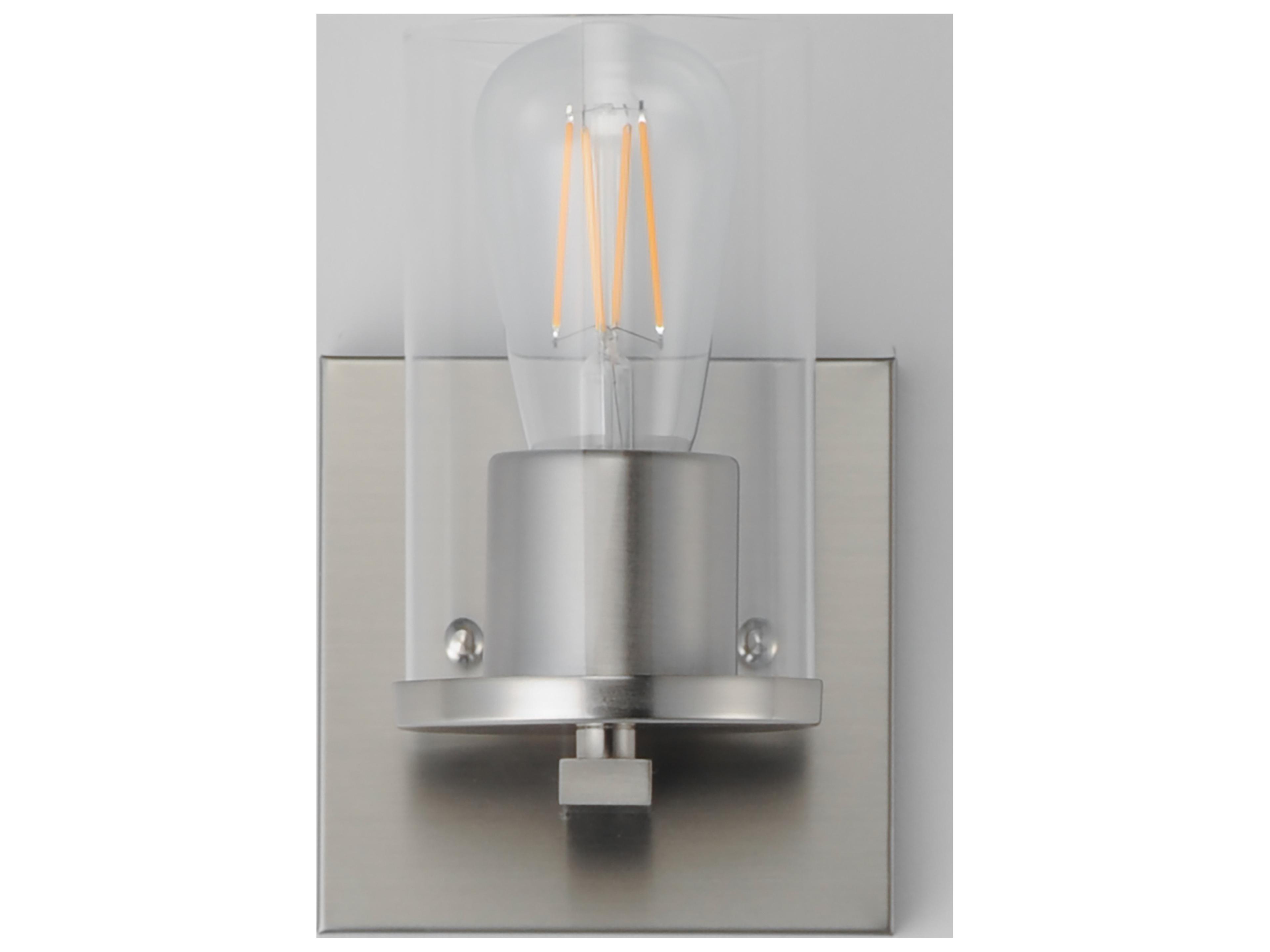 Maxim Lighting Lateral 1- Light Satin Nickel Wall Sconce