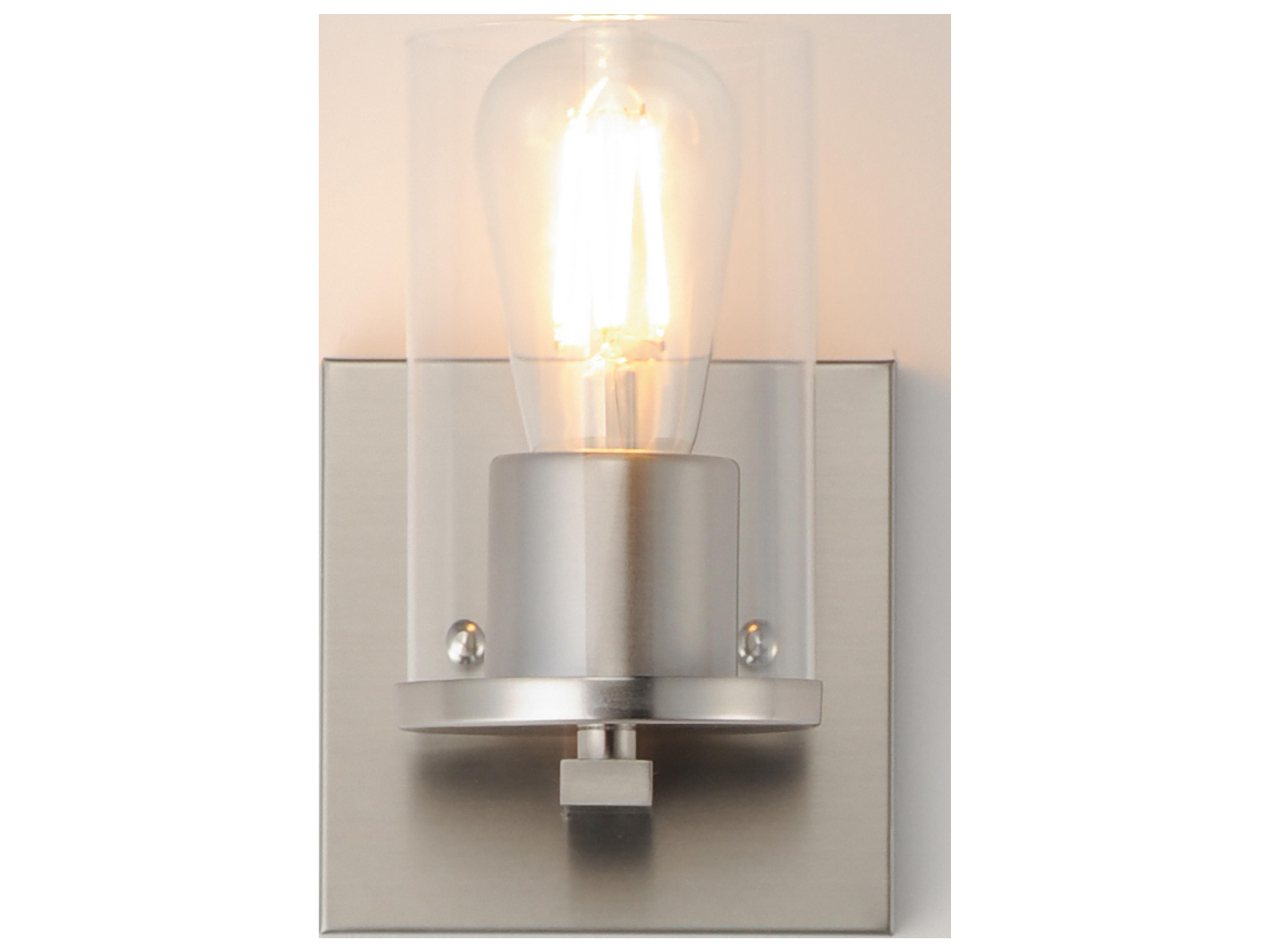 Maxim Lighting Lateral 1- Light Satin Nickel Wall Sconce