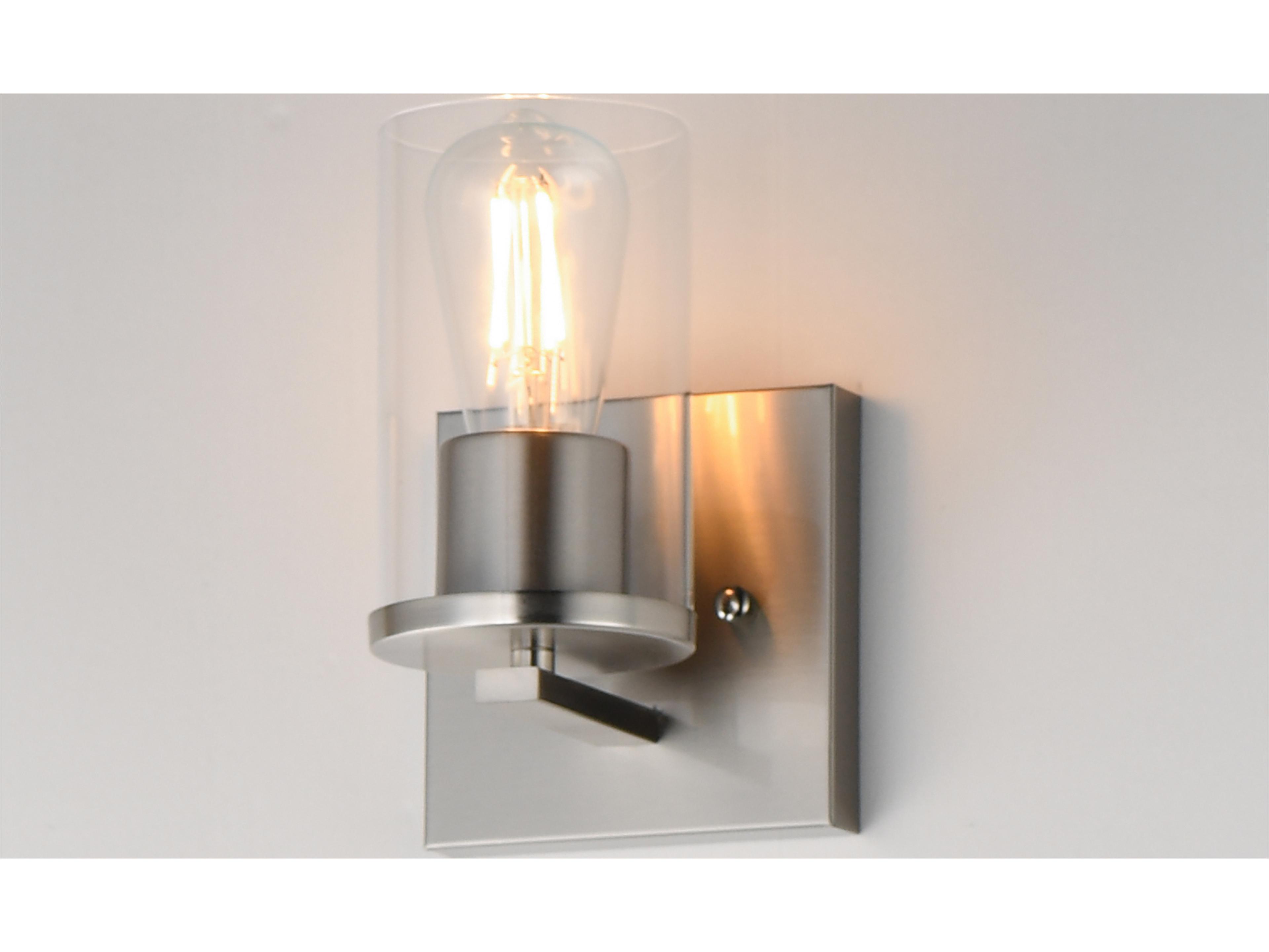 Maxim Lighting Lateral 1- Light Satin Nickel Wall Sconce