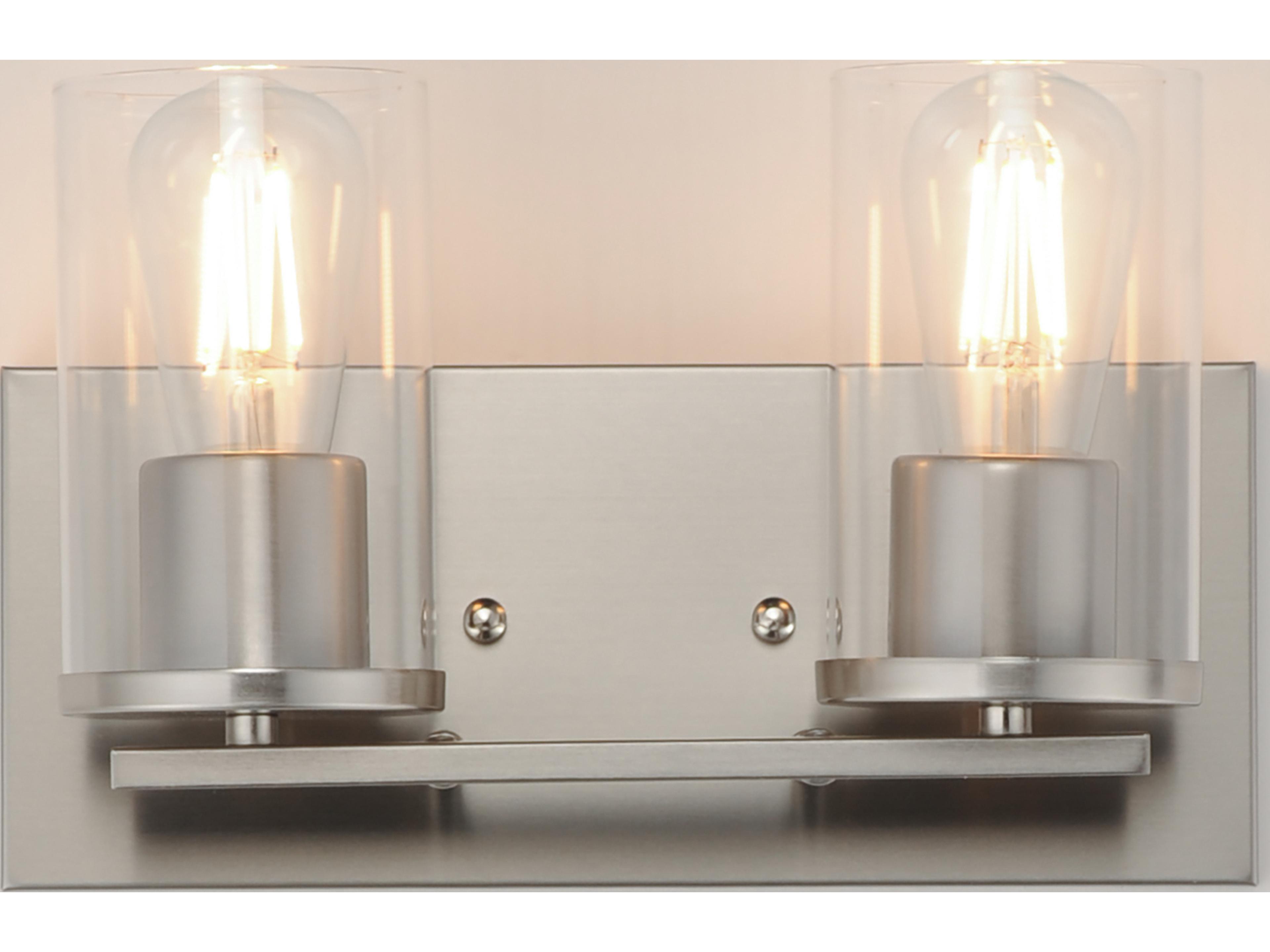 Maxim Lighting Lateral 2- Light Satin Nickel Vanity