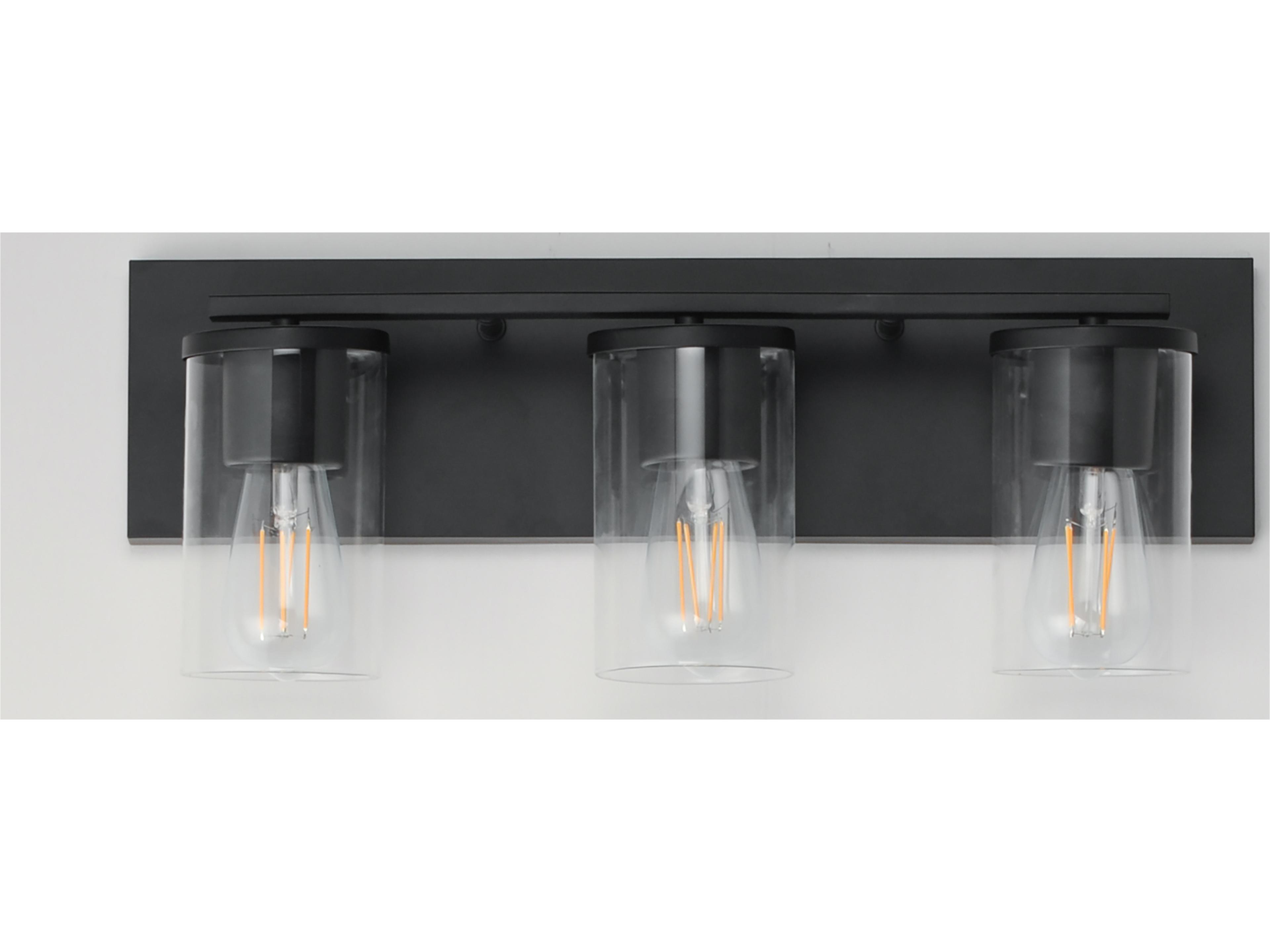 Maxim Lighting Lateral 3- Light Black Vanity