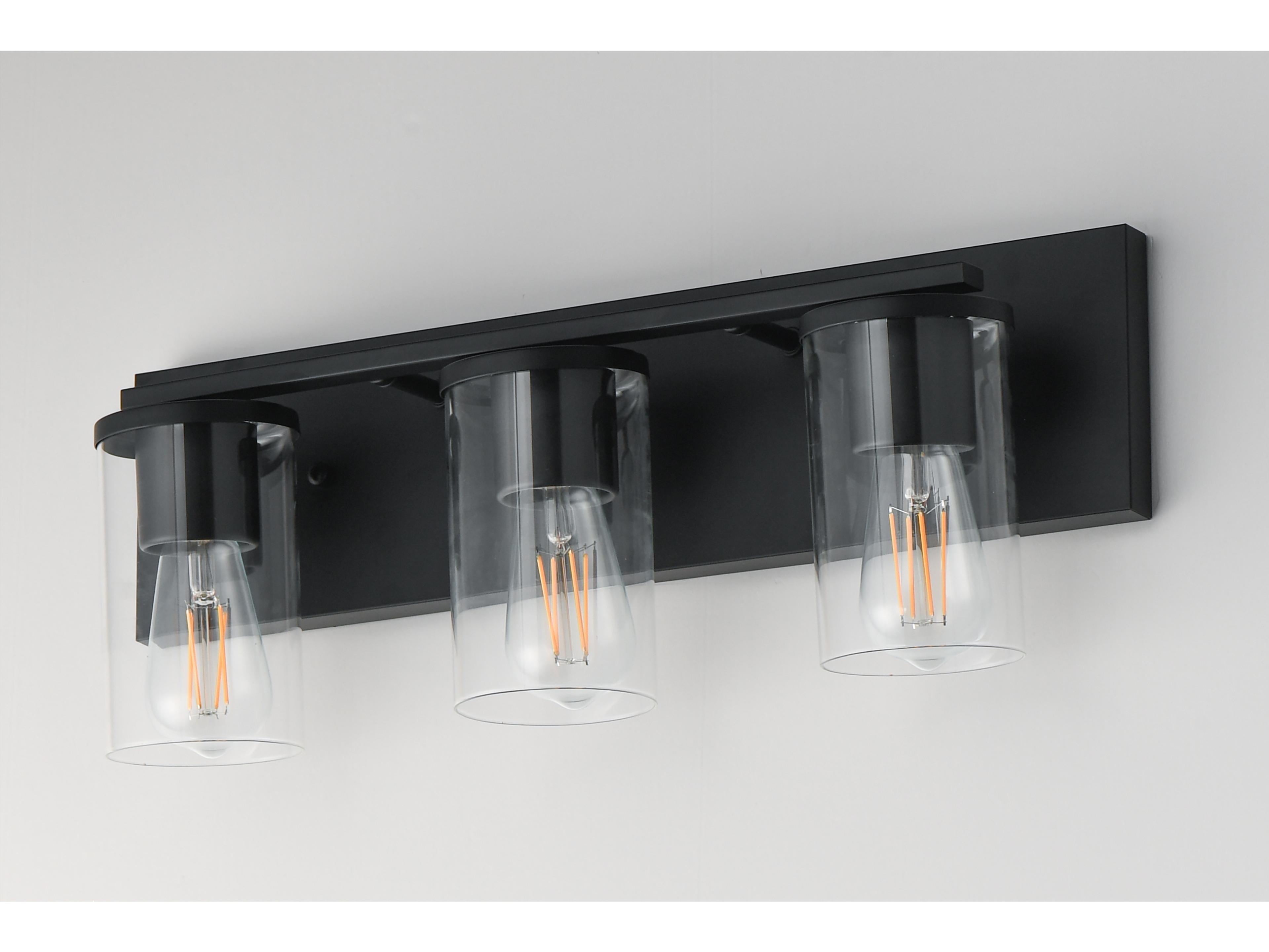 Maxim Lighting Lateral 3- Light Black Vanity