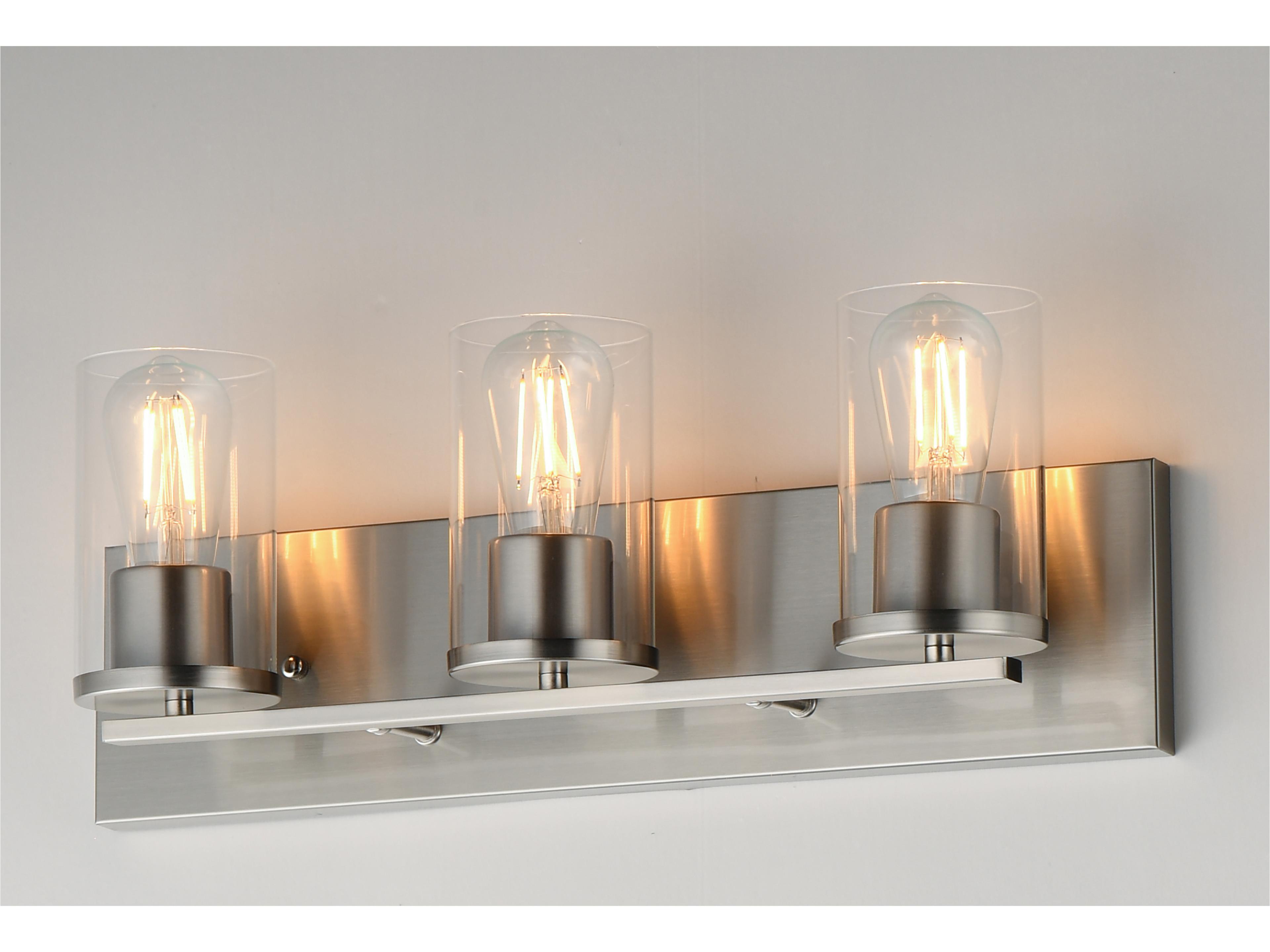 Maxim Lighting Lateral 3- Light Satin Nickel Vanity
