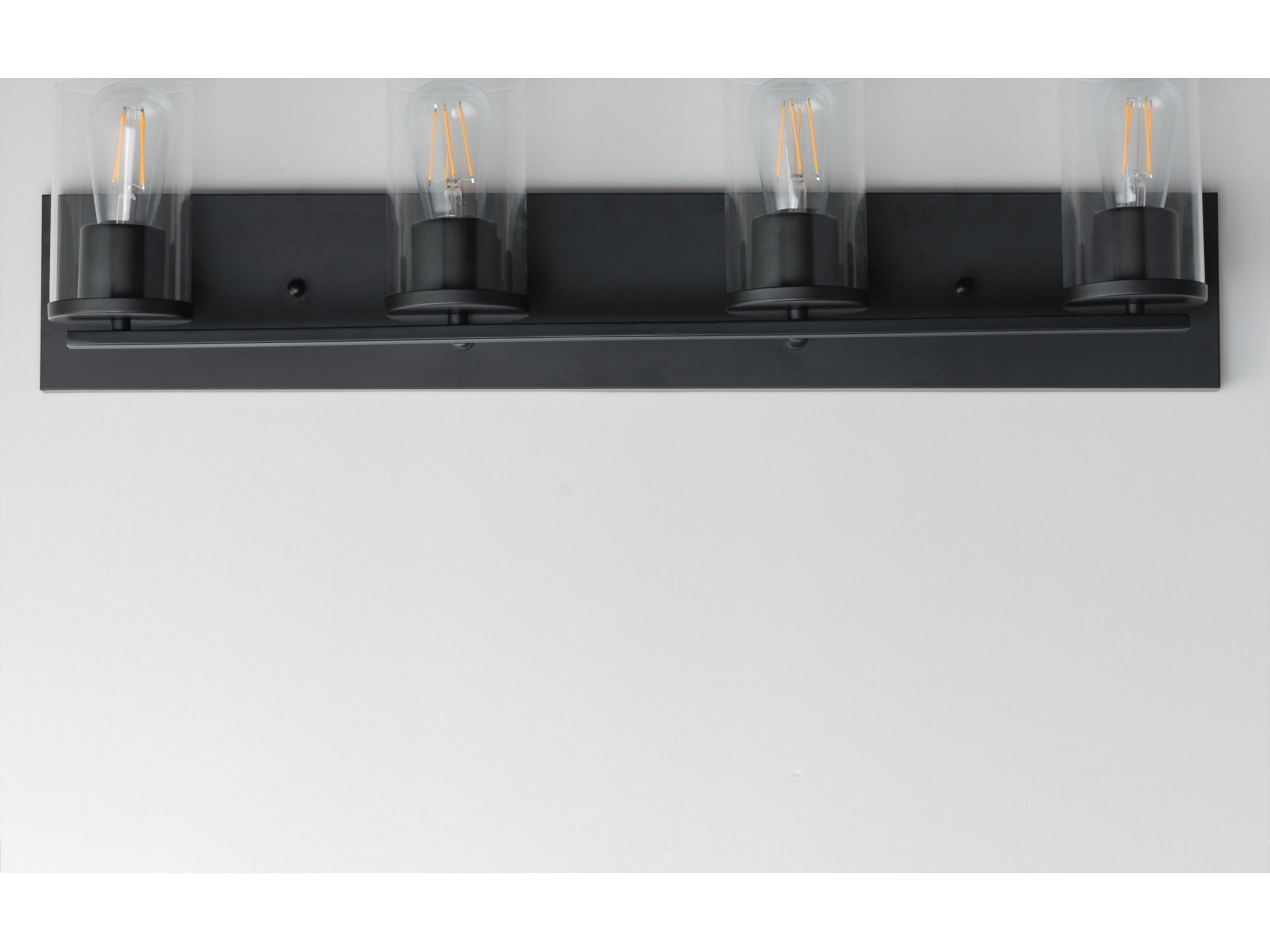 Maxim Lighting Lateral 4- Light Black Vanity
