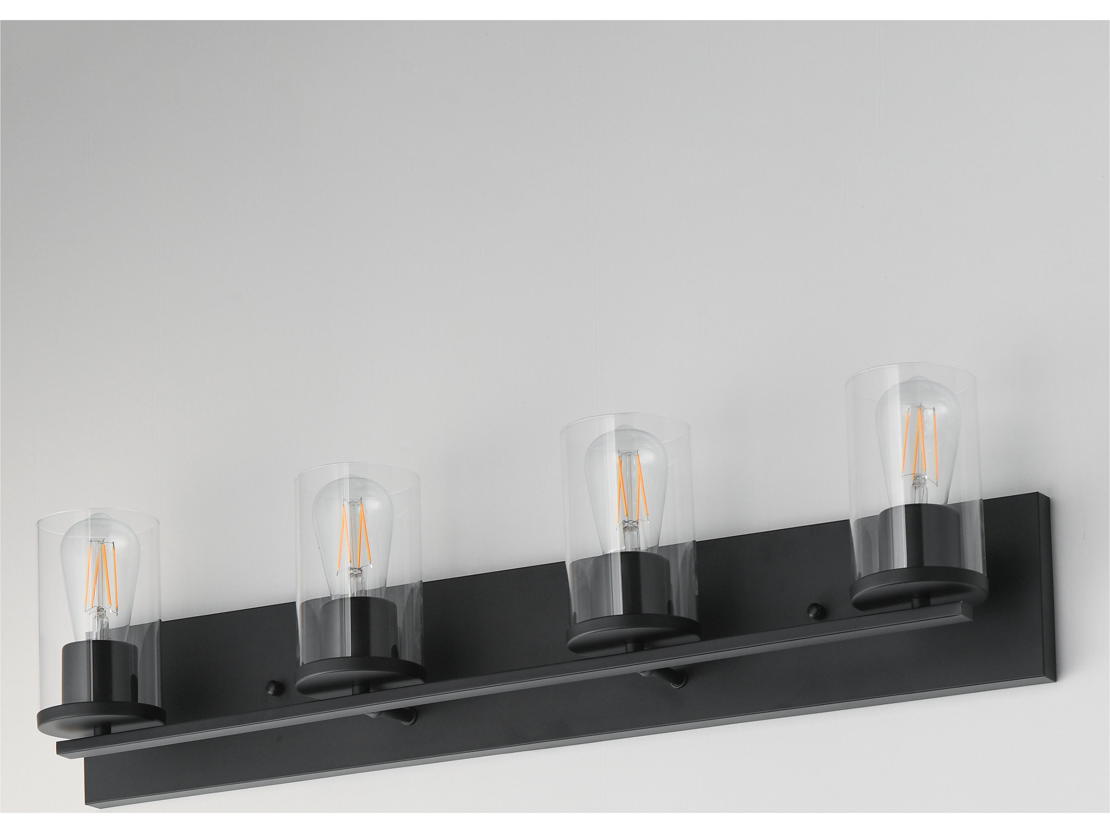 Maxim Lighting Lateral 4- Light Black Vanity
