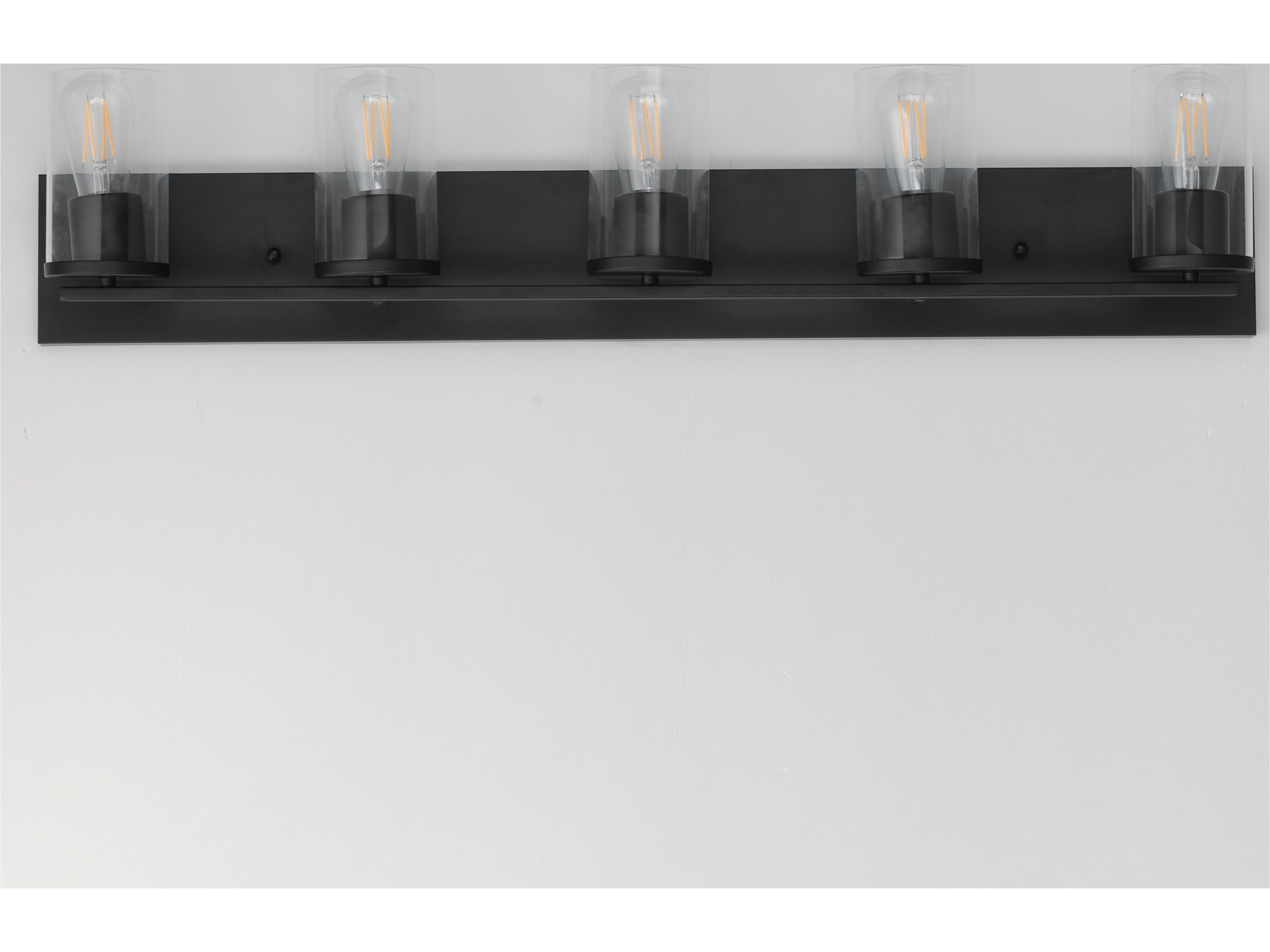 Maxim Lighting Lateral 5- Light Black Vanity