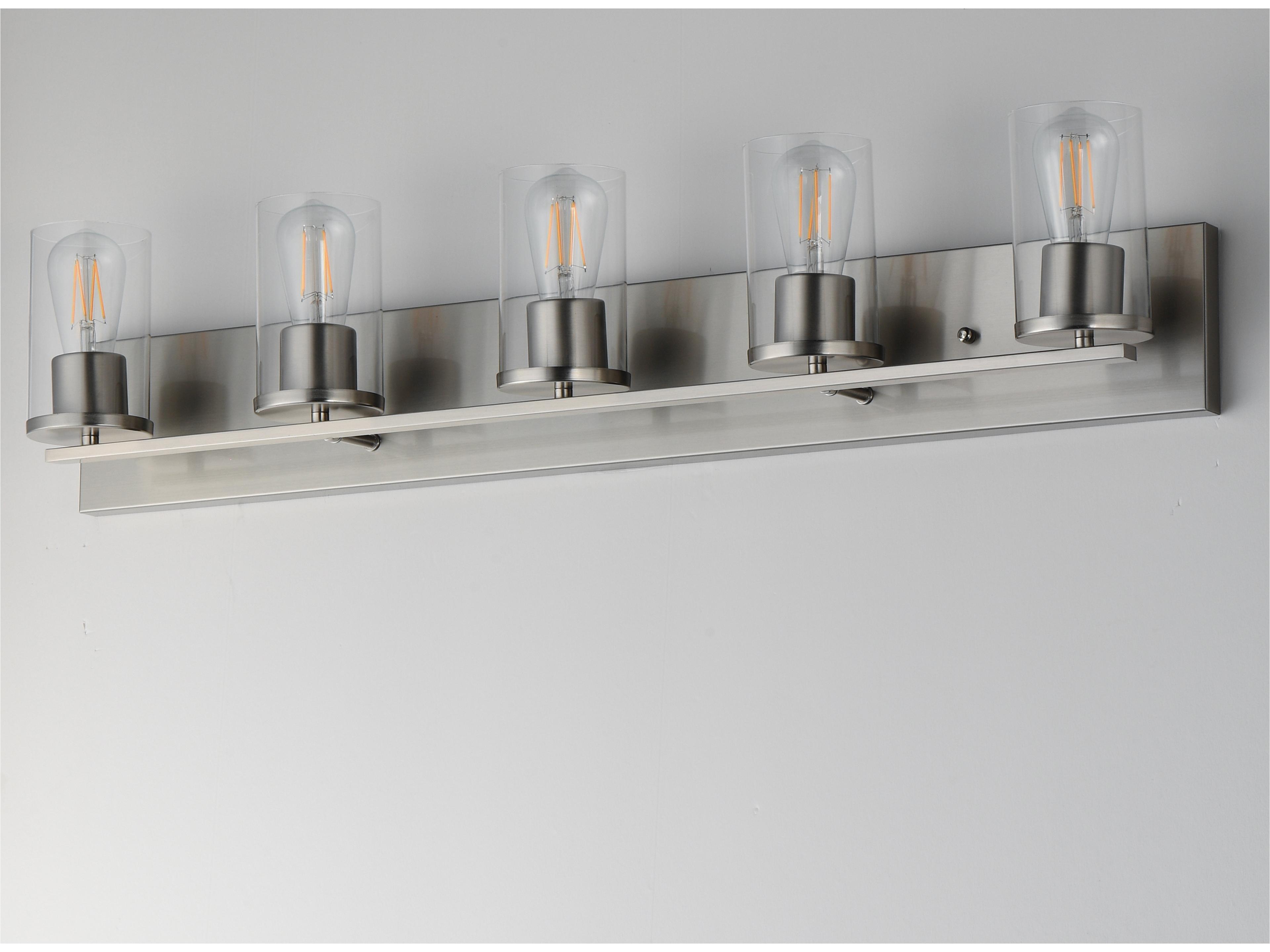 Maxim Lighting Lateral 5- Light Satin Nickel Vanity