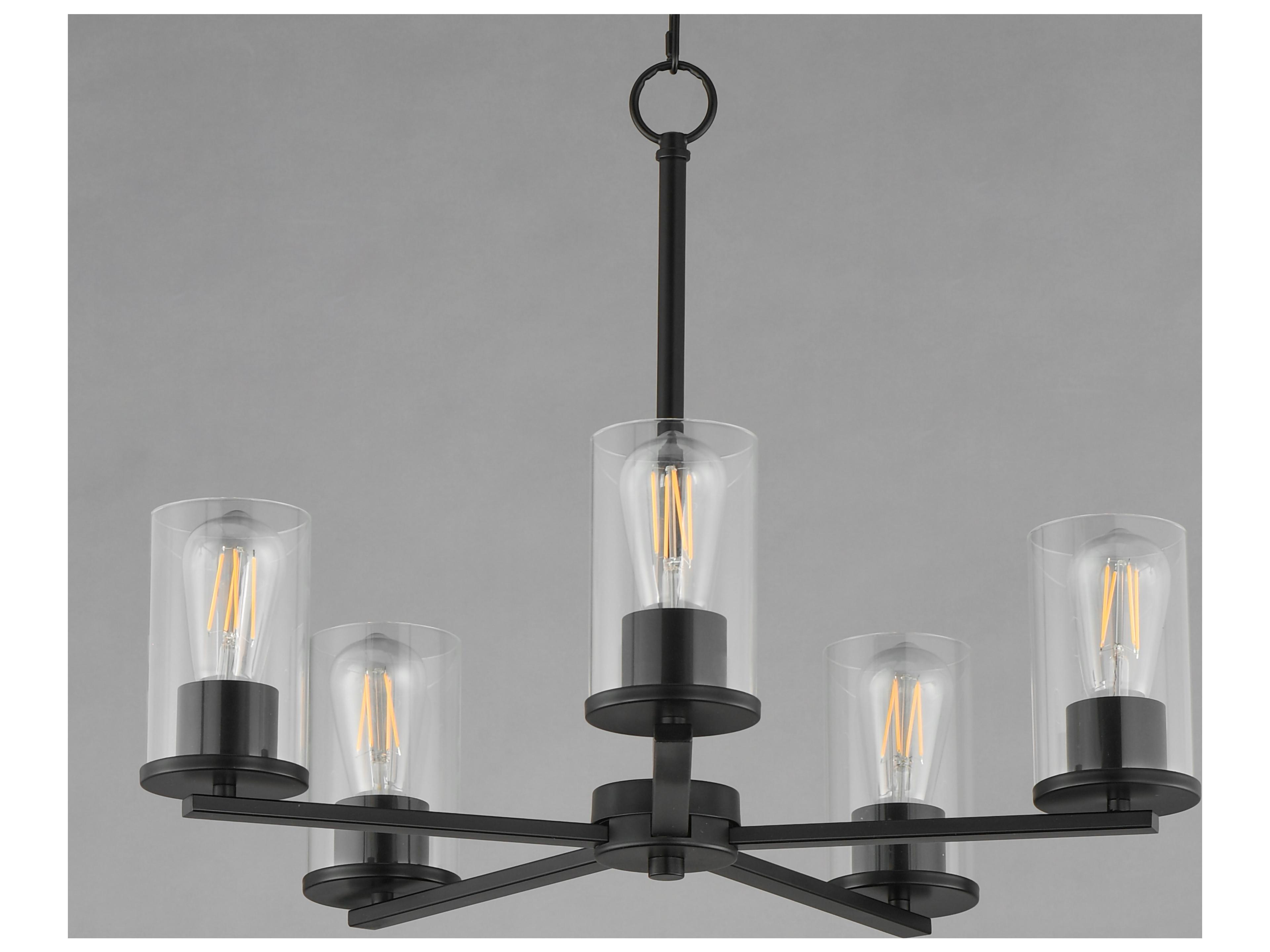 Maxim Lighting Lateral 5- Light Black Chandelier