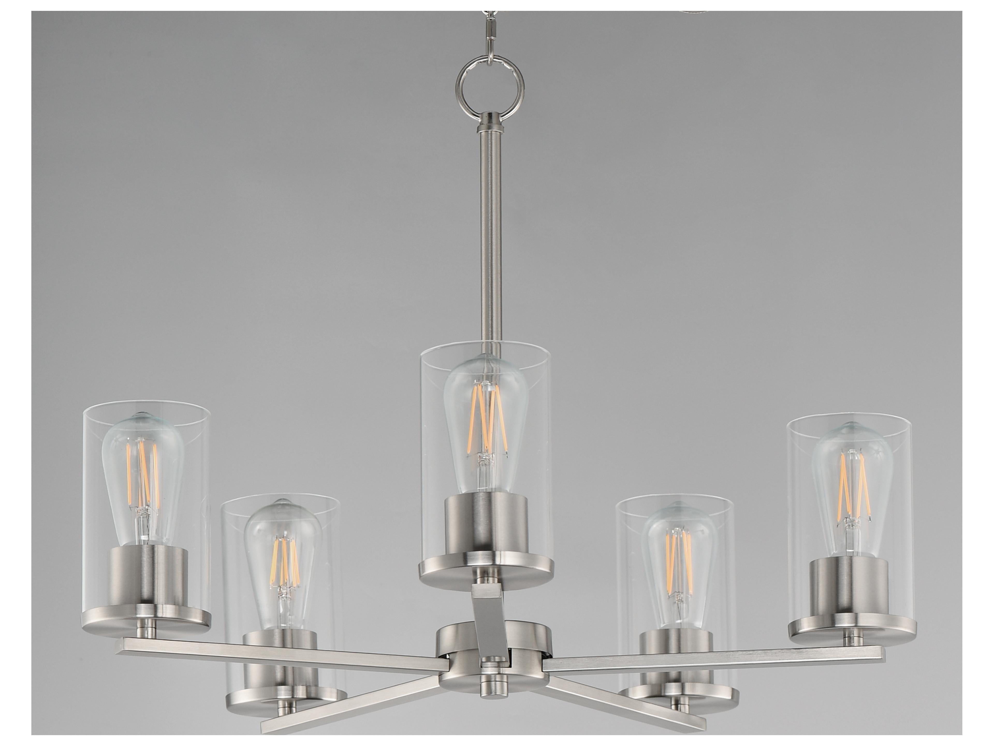 Maxim Lighting Lateral 5- Light Satin Nickel Chandelier