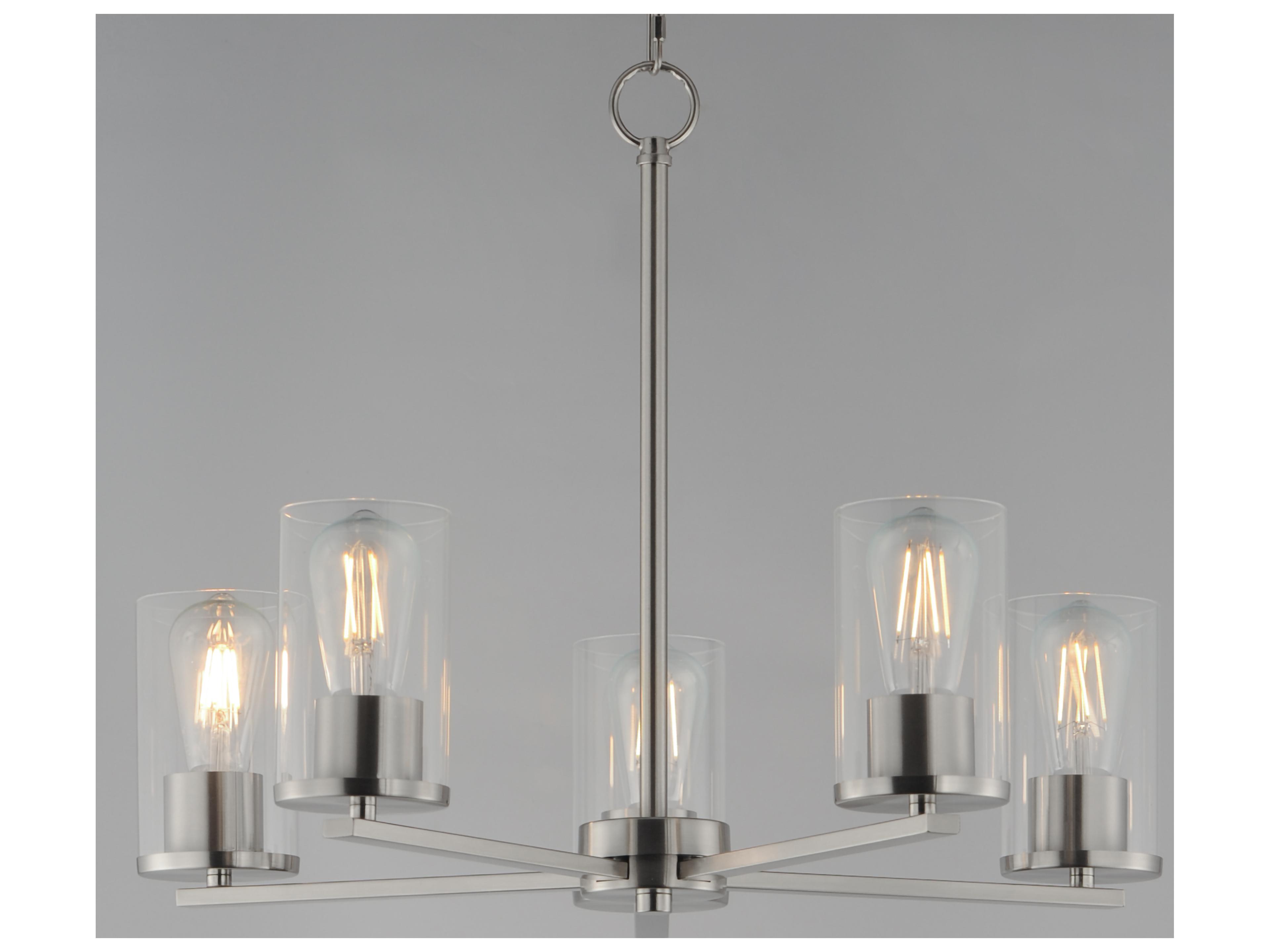 Maxim Lighting Lateral 5- Light Satin Nickel Chandelier