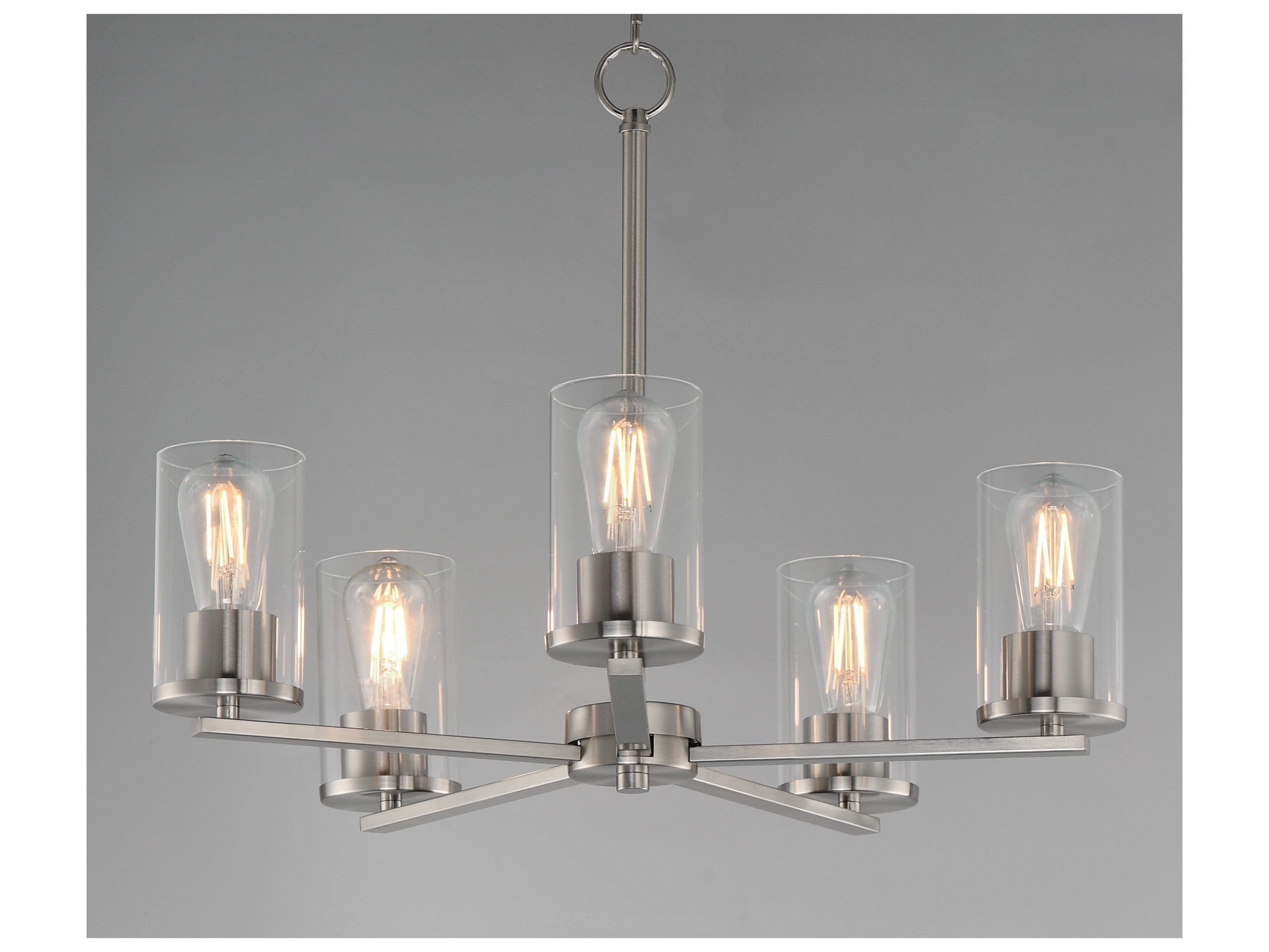 Maxim Lighting Lateral 5- Light Satin Nickel Chandelier