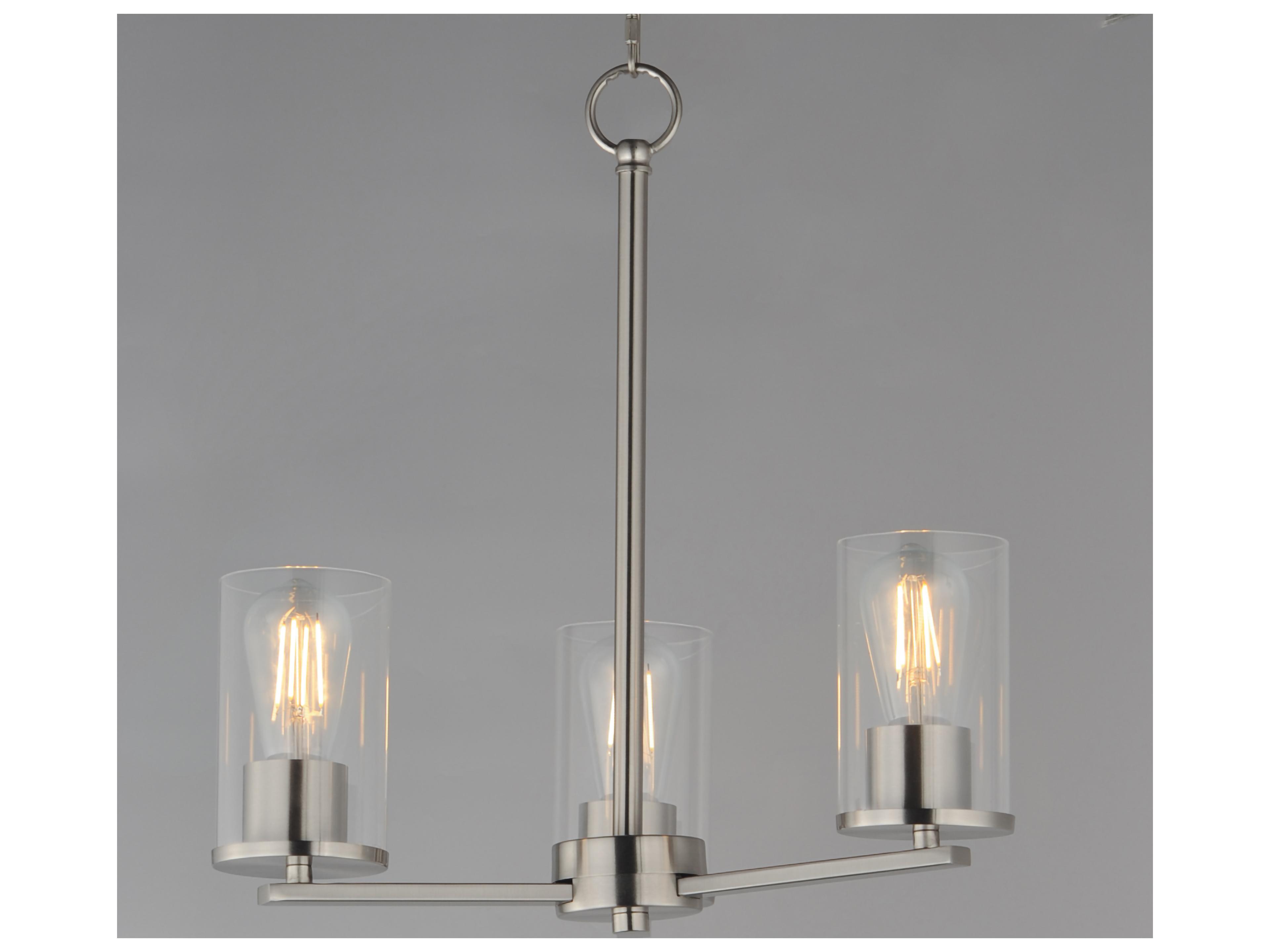 Maxim Lighting Lateral 3- Light Satin Nickel Chandelier