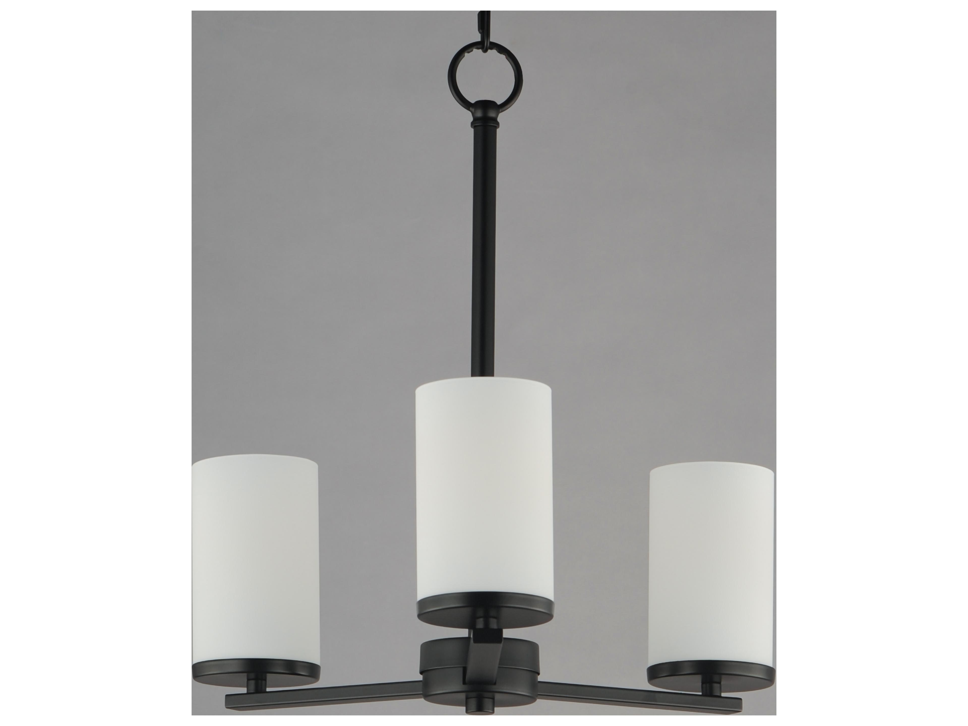 Maxim Lighting Lateral 3- Light Black Chandelier