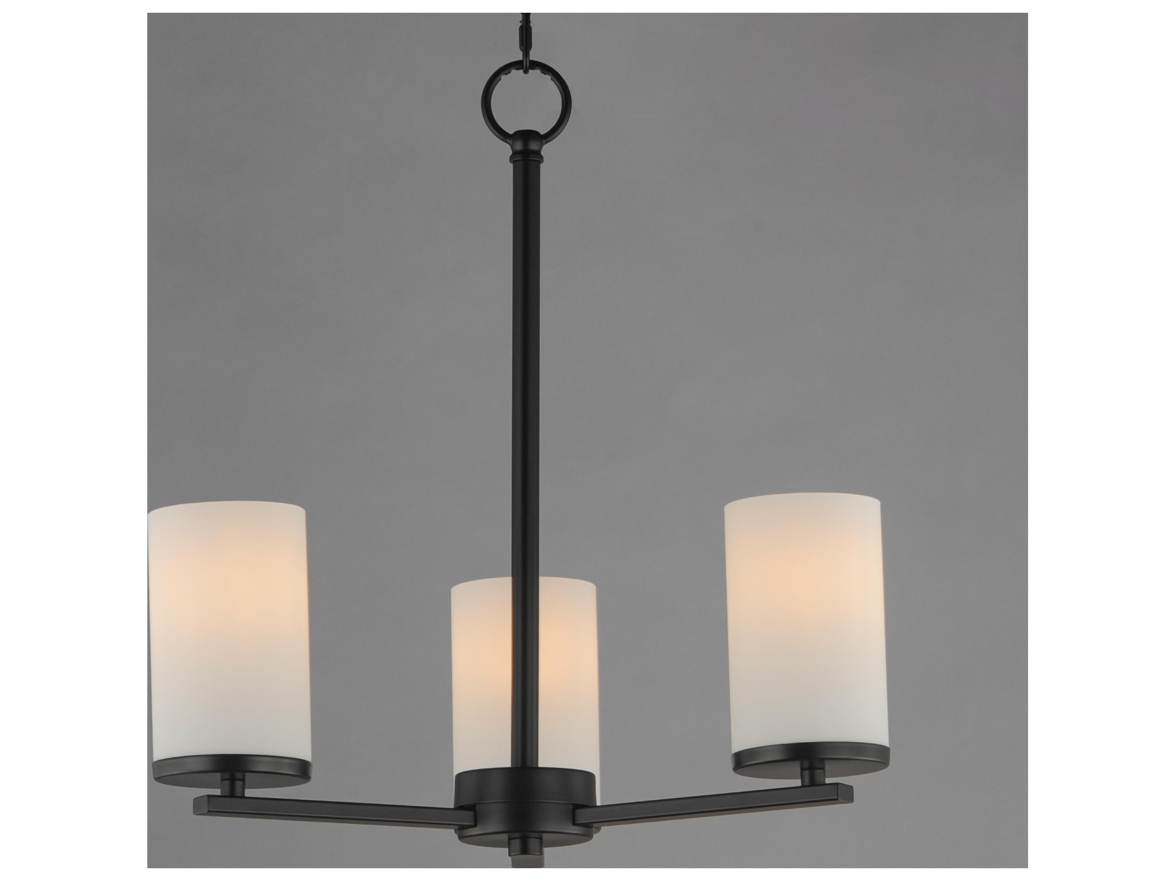Maxim Lighting Lateral 3- Light Black Chandelier