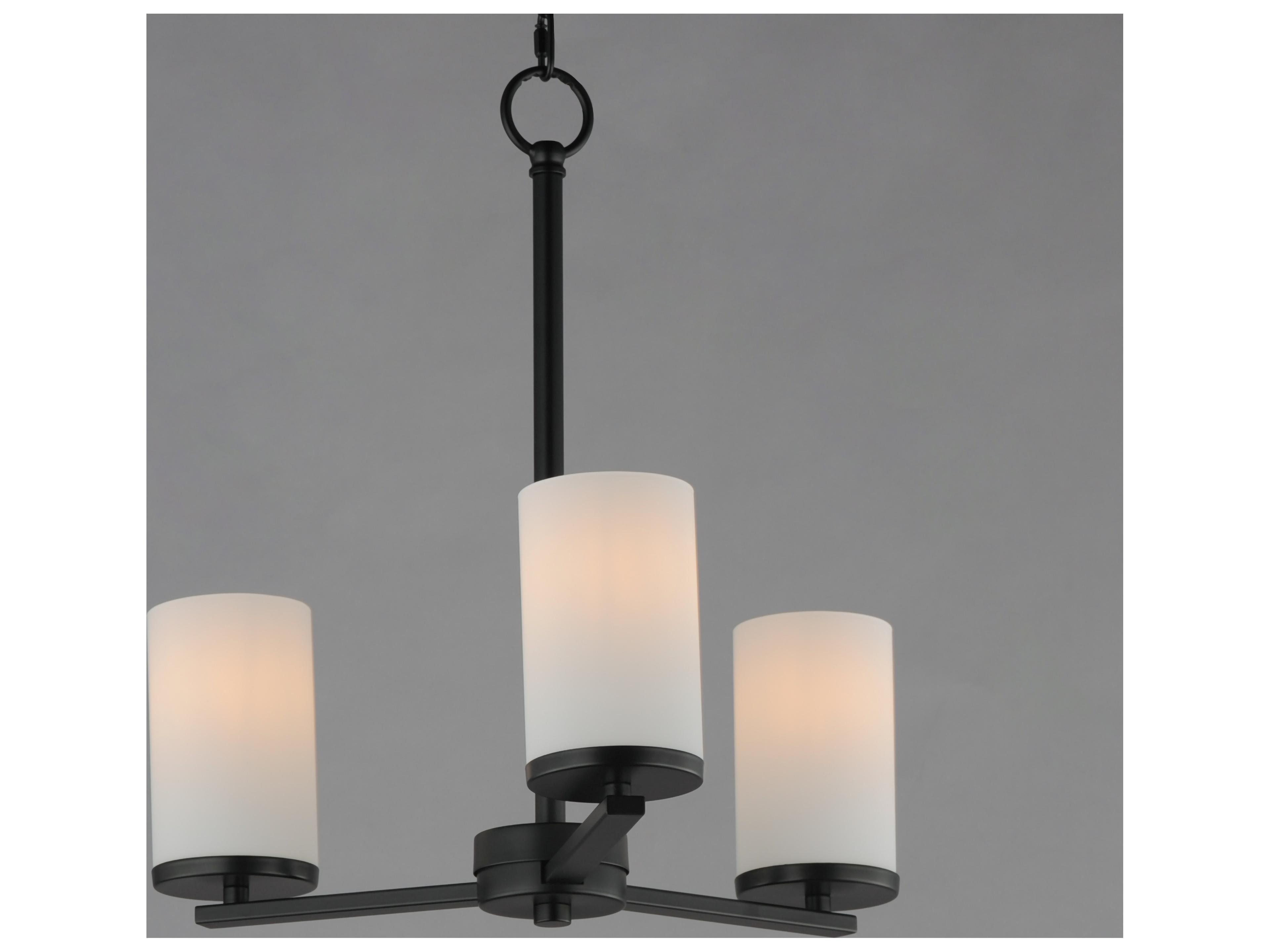 Maxim Lighting Lateral 3- Light Black Chandelier