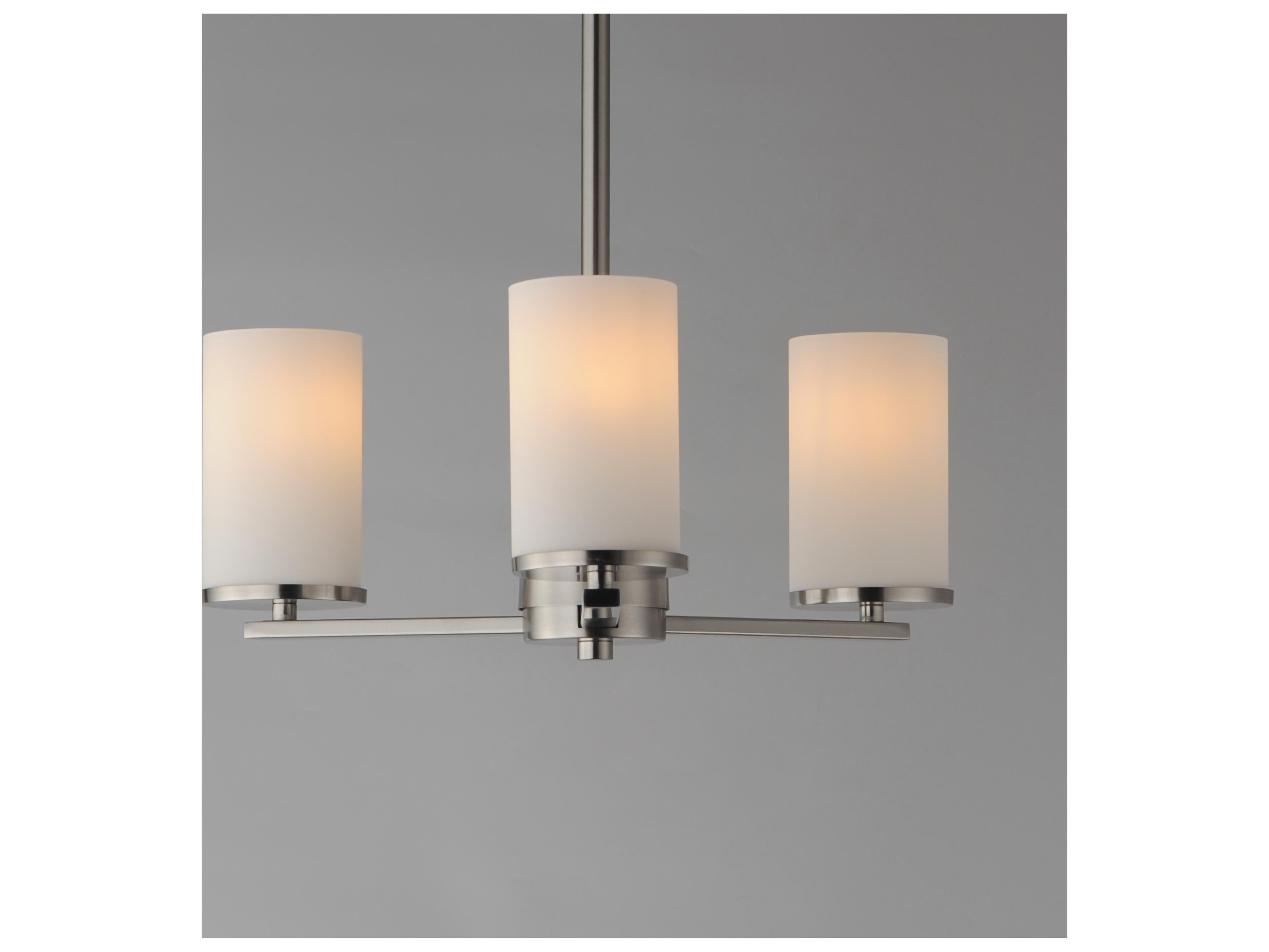 Maxim Lighting Lateral 3- Light Satin Nickel Chandelier
