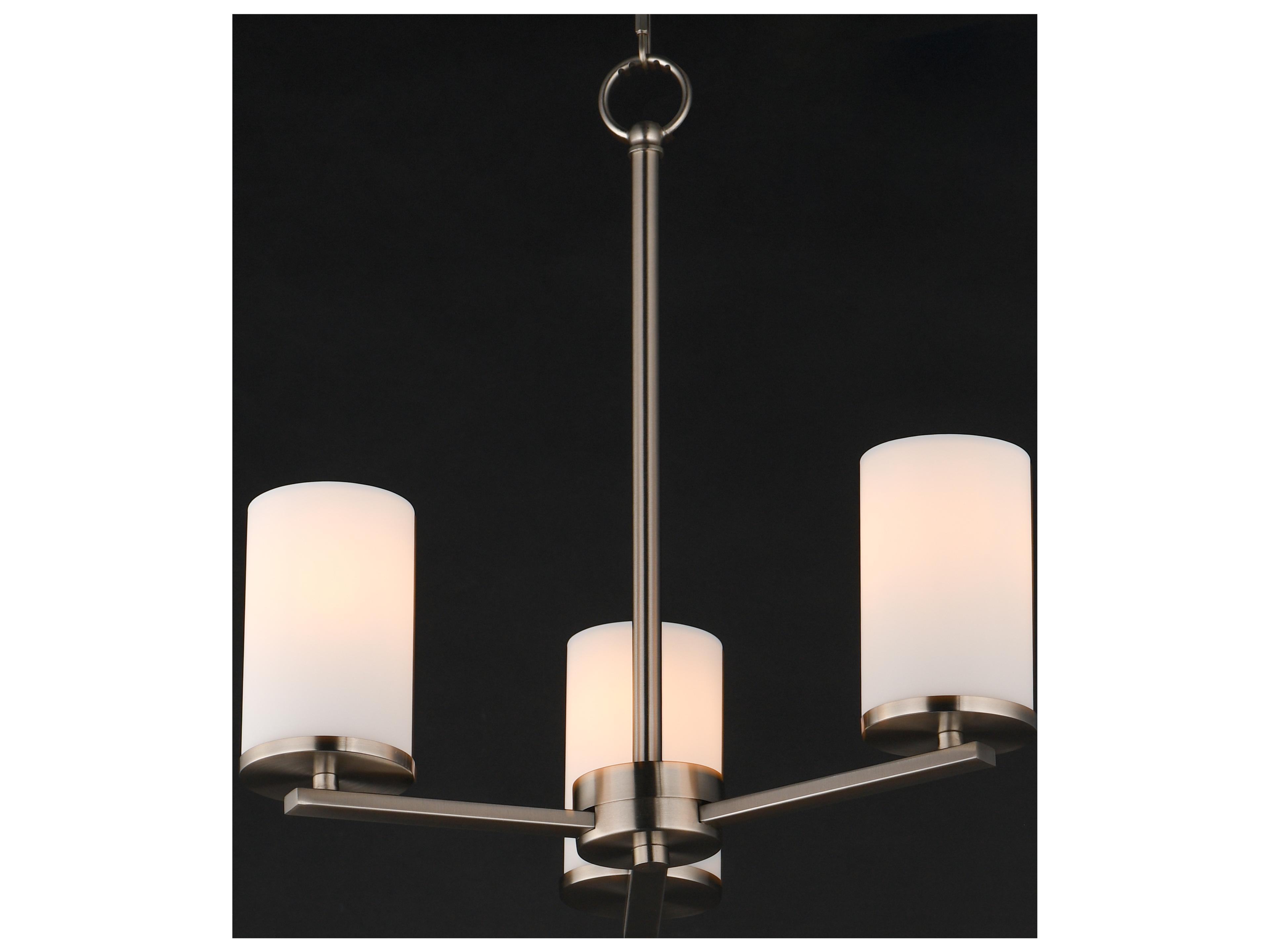 Maxim Lighting Lateral 3- Light Satin Nickel Chandelier