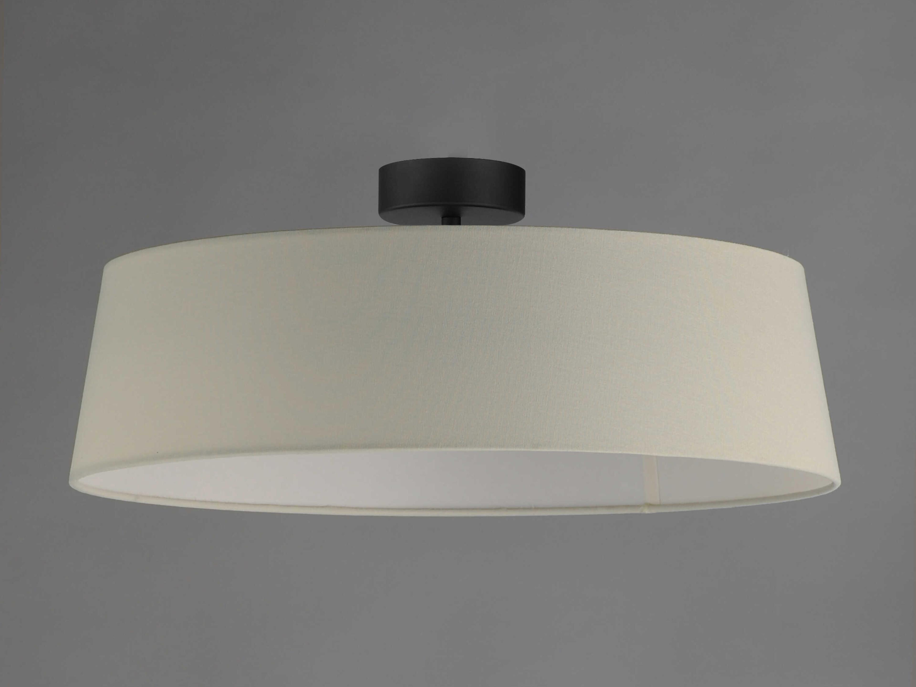 Maxim Lighting Paramount 1-Light Natural Aged Brass Drum Round Flush Mount