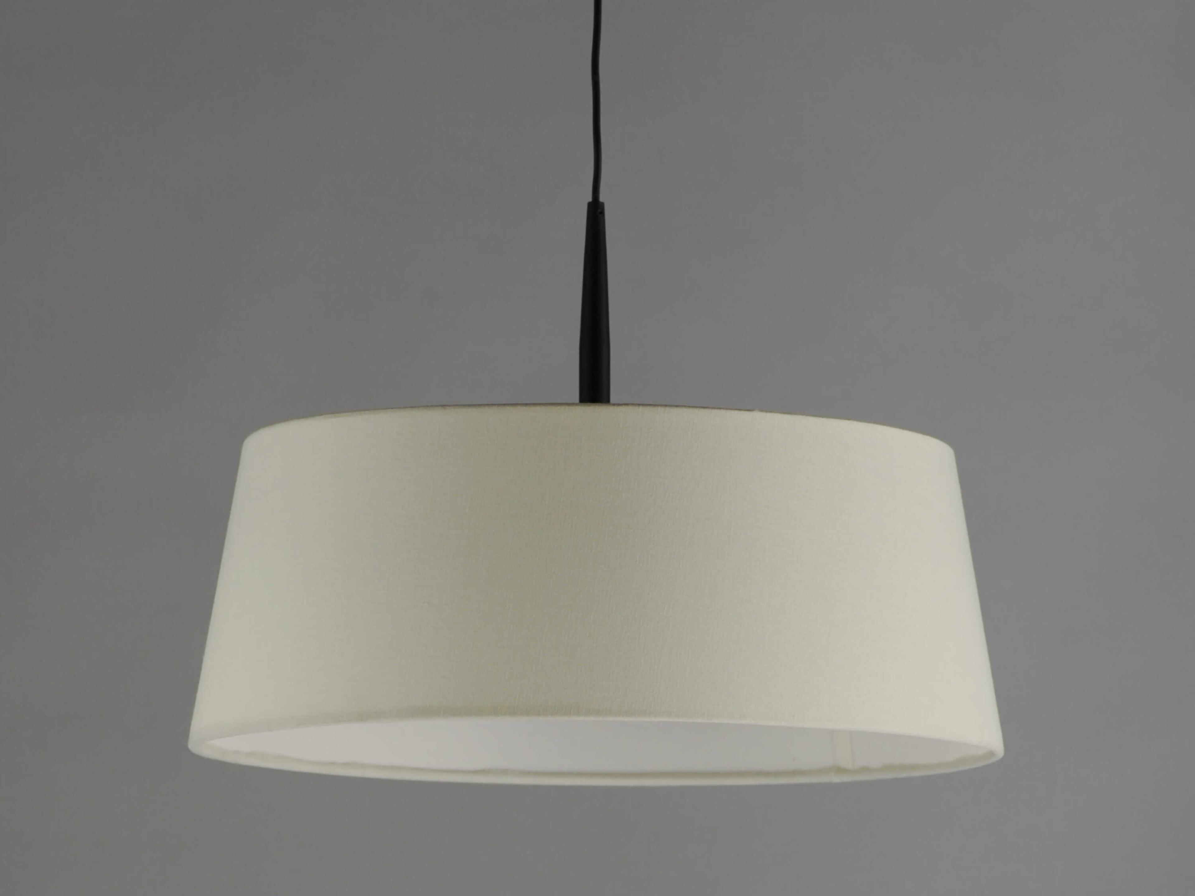 Maxim Lighting Paramount 1-Light Natural Aged Brass Drum Round Pendant