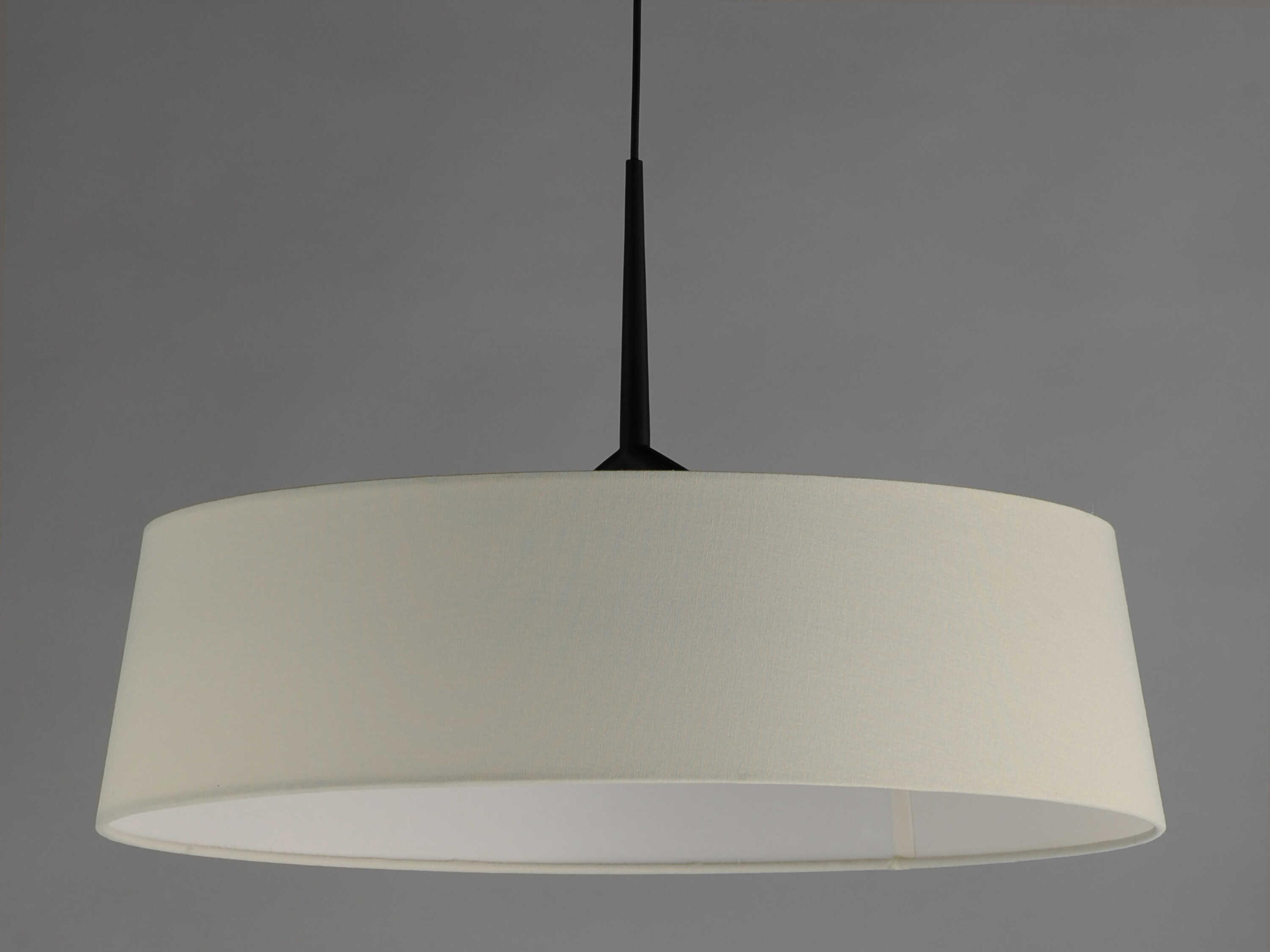 Maxim Lighting Paramount 1-Light Natural Aged Brass Drum Round Pendant