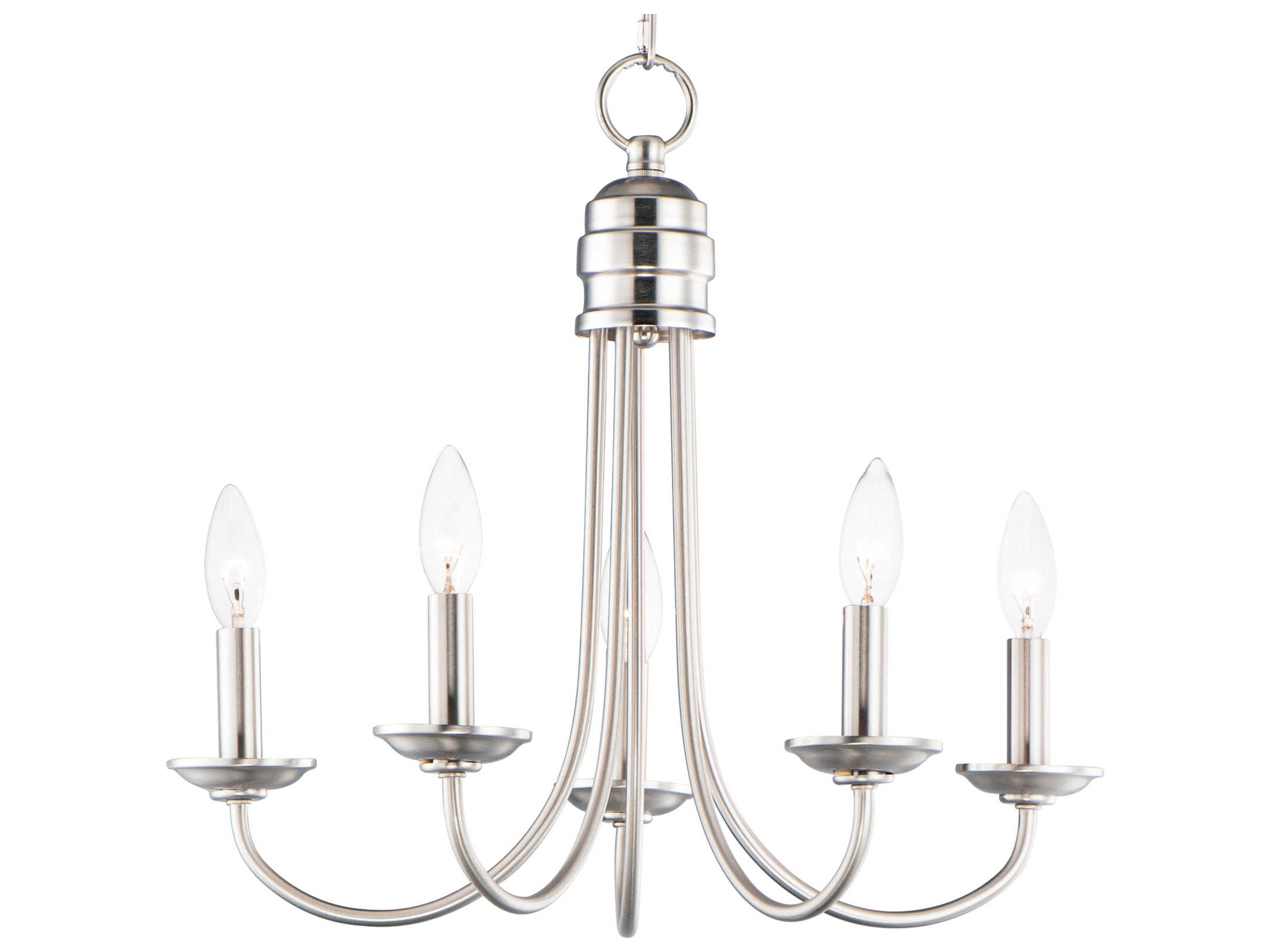 Maxim Lighting Logan 5-Light Bronze Candelabra Chandelier