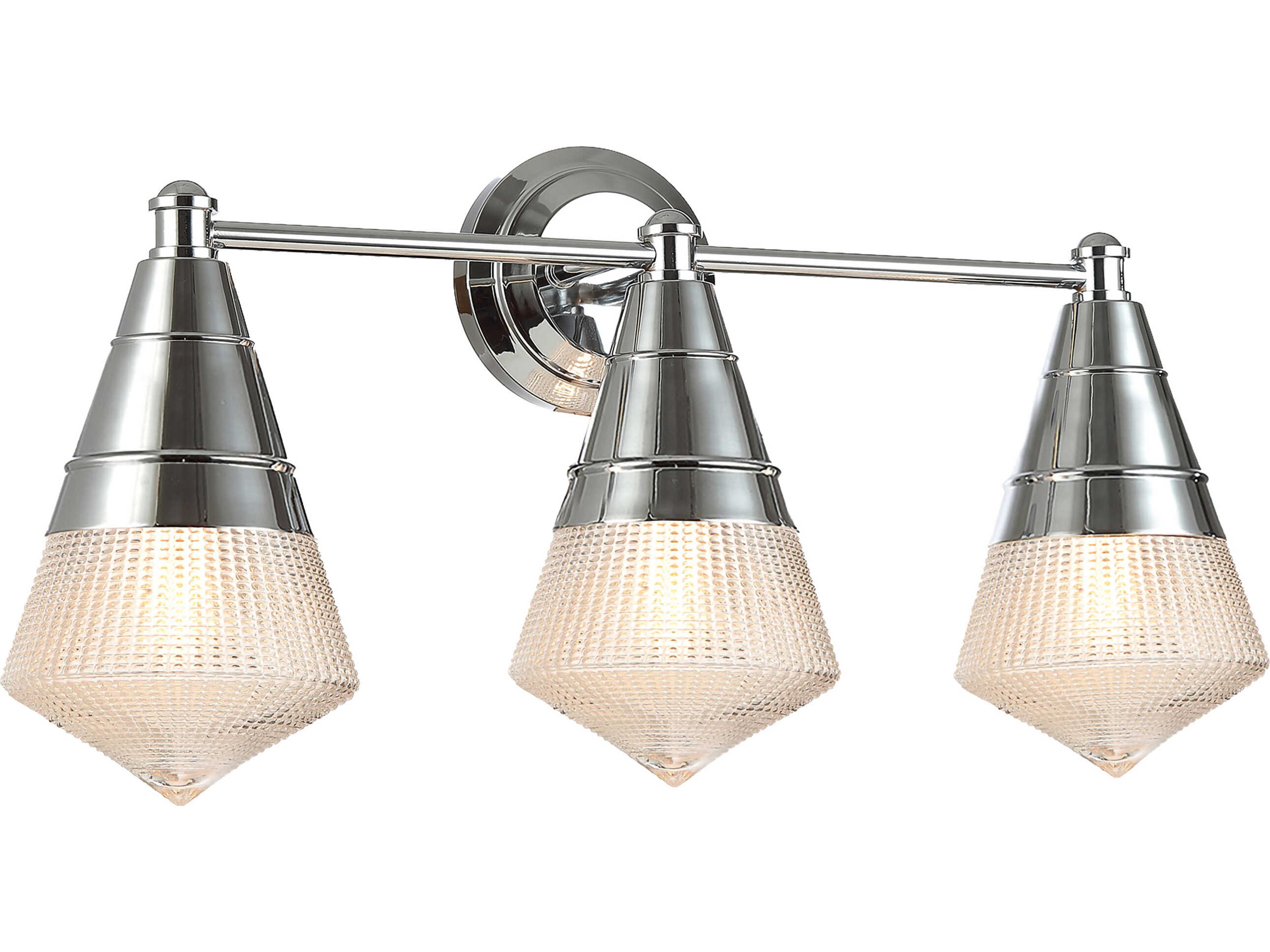 Hargreaves 3-Light Polished Chrome Vanity Light