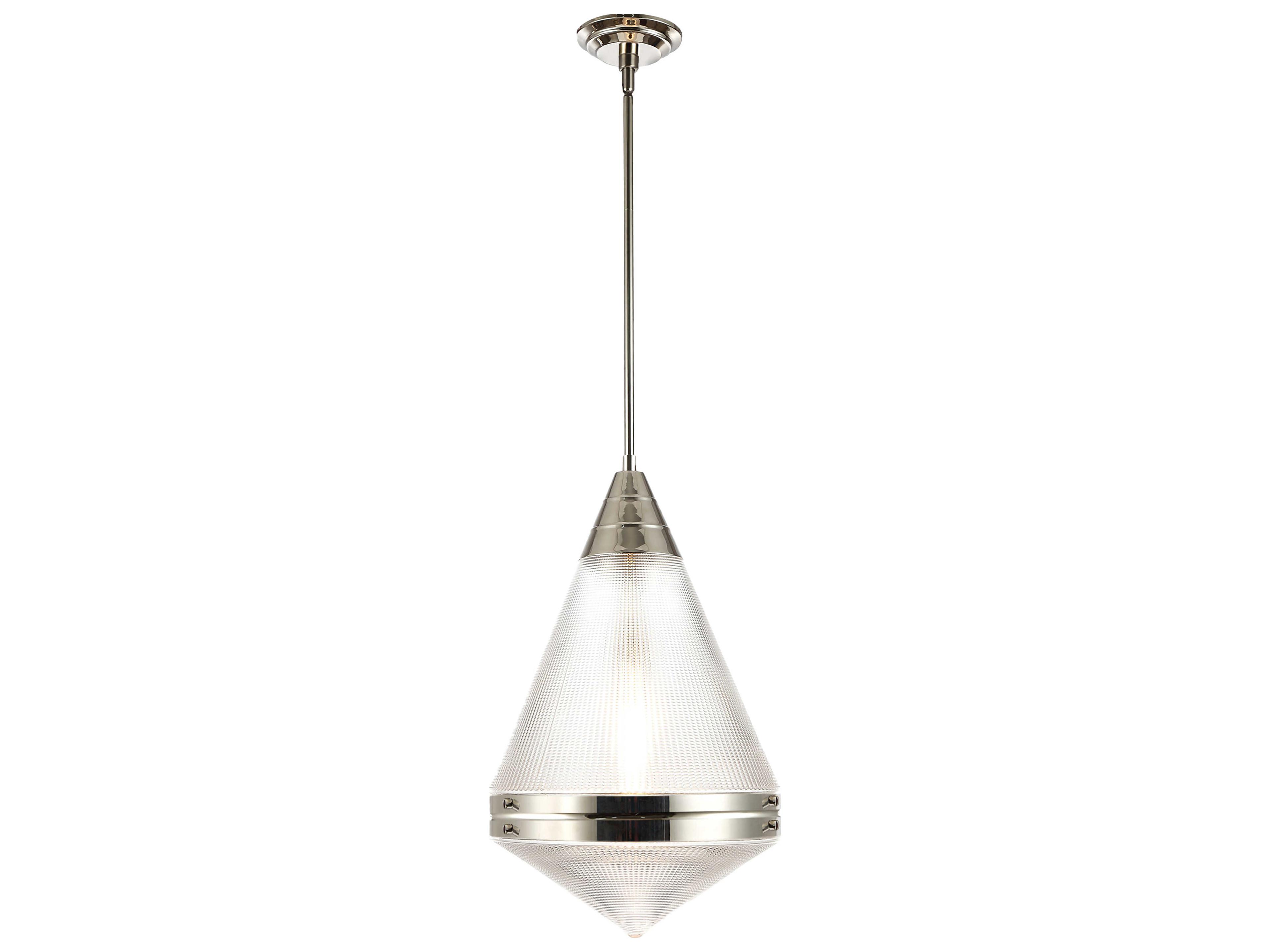 Hargreaves 1-Light Polished Nickel Pendant
