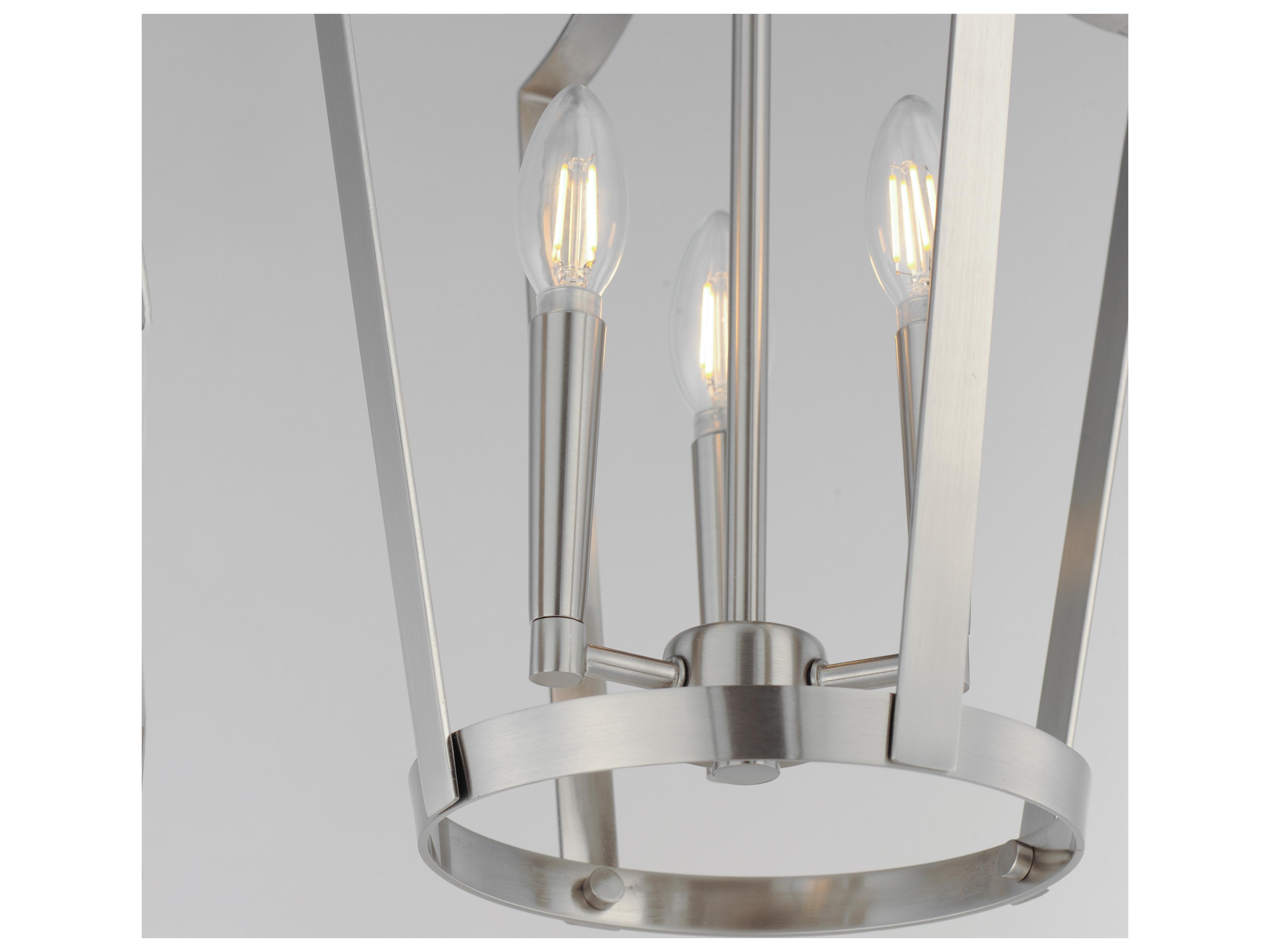 Maxim Lighting Arden 3- Light Satin Nickel Lantern Pendant