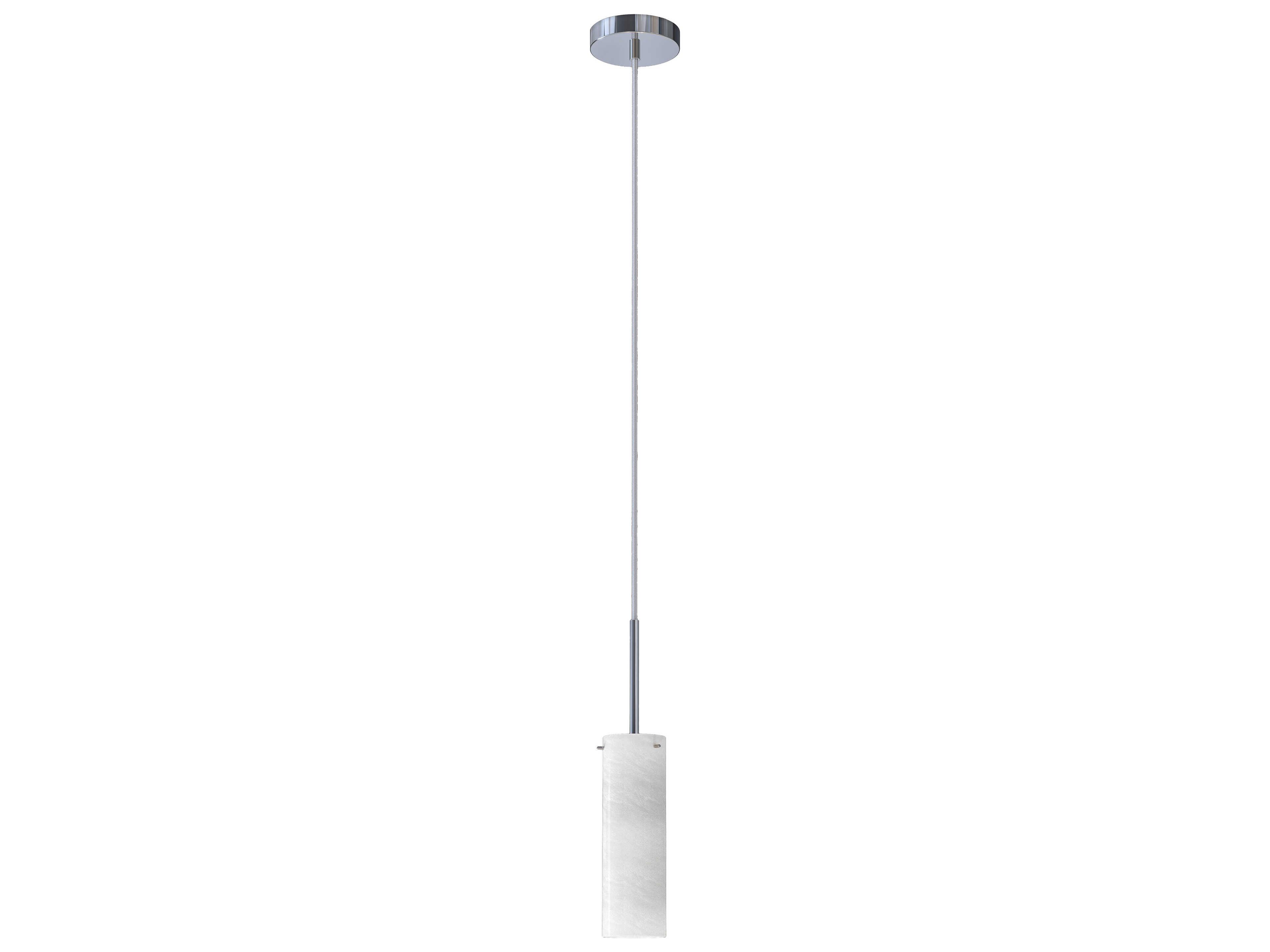 Maxim Lighting Blizzard 1-Light Polished Chrome Cylinder Mini Pendant