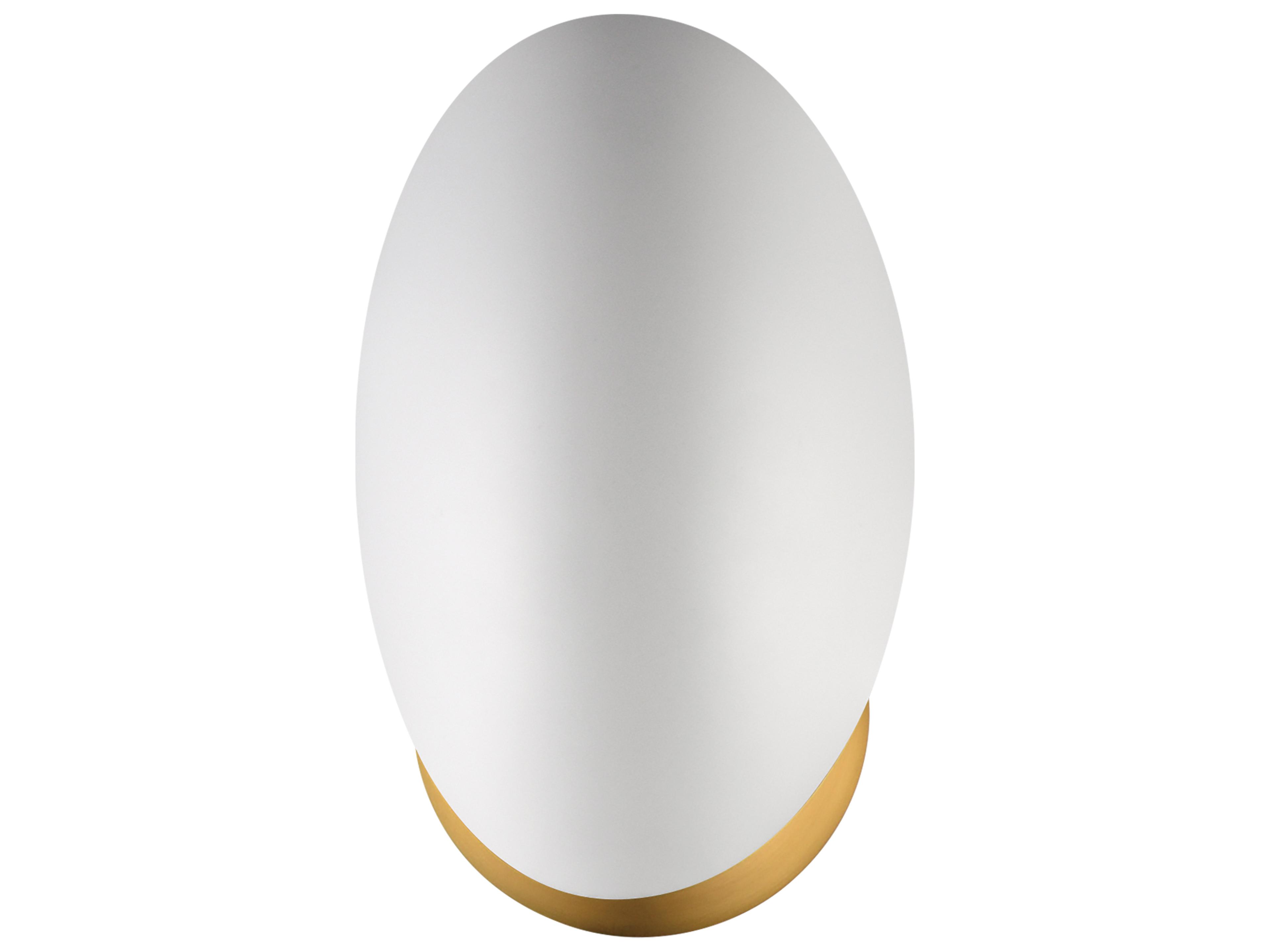 Maris 1- Light White natural Aged Brass Wall Sconce