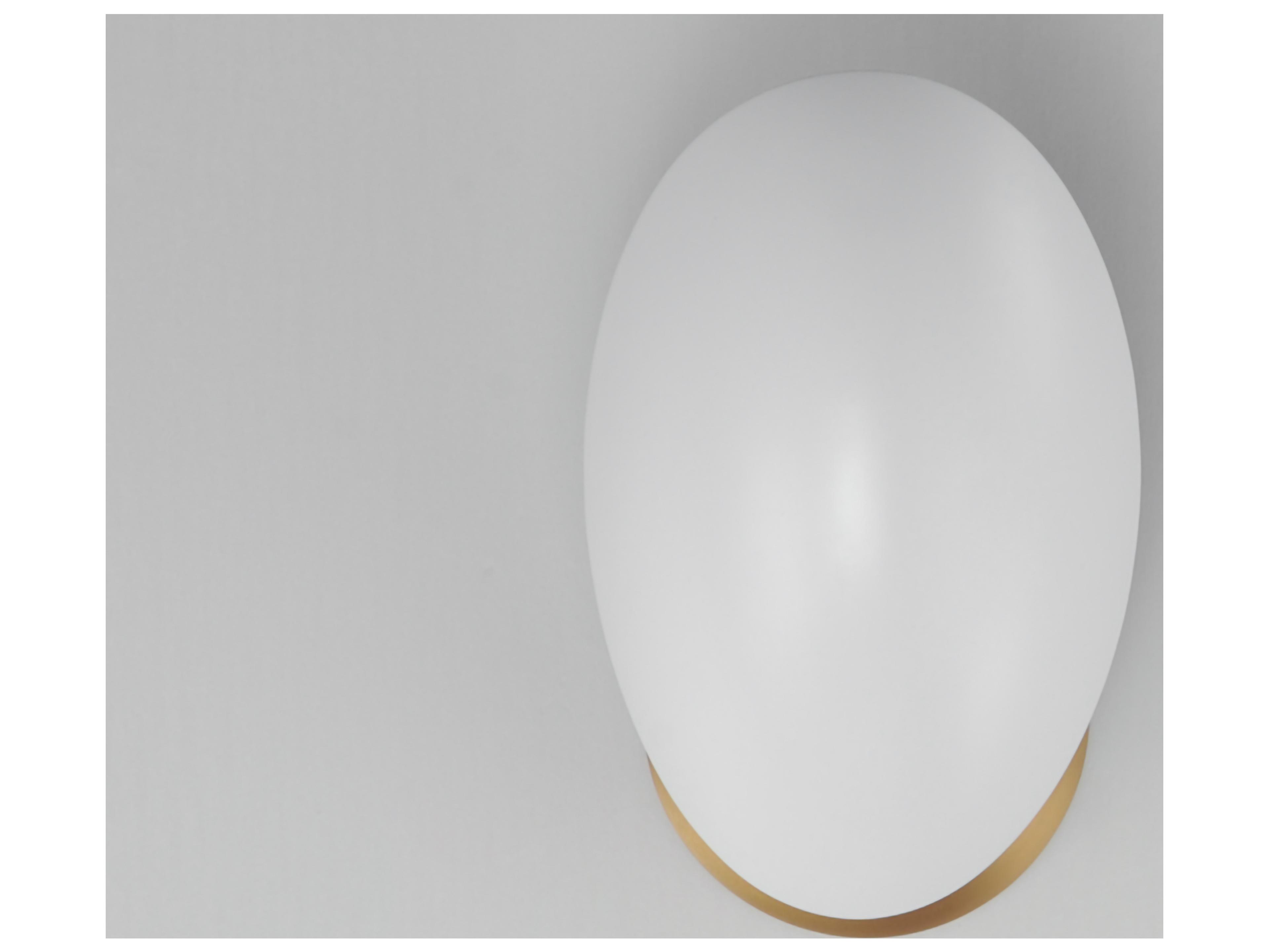 Maxim Lighting Maris 1- Light White natural Aged Brass Wall Sconce