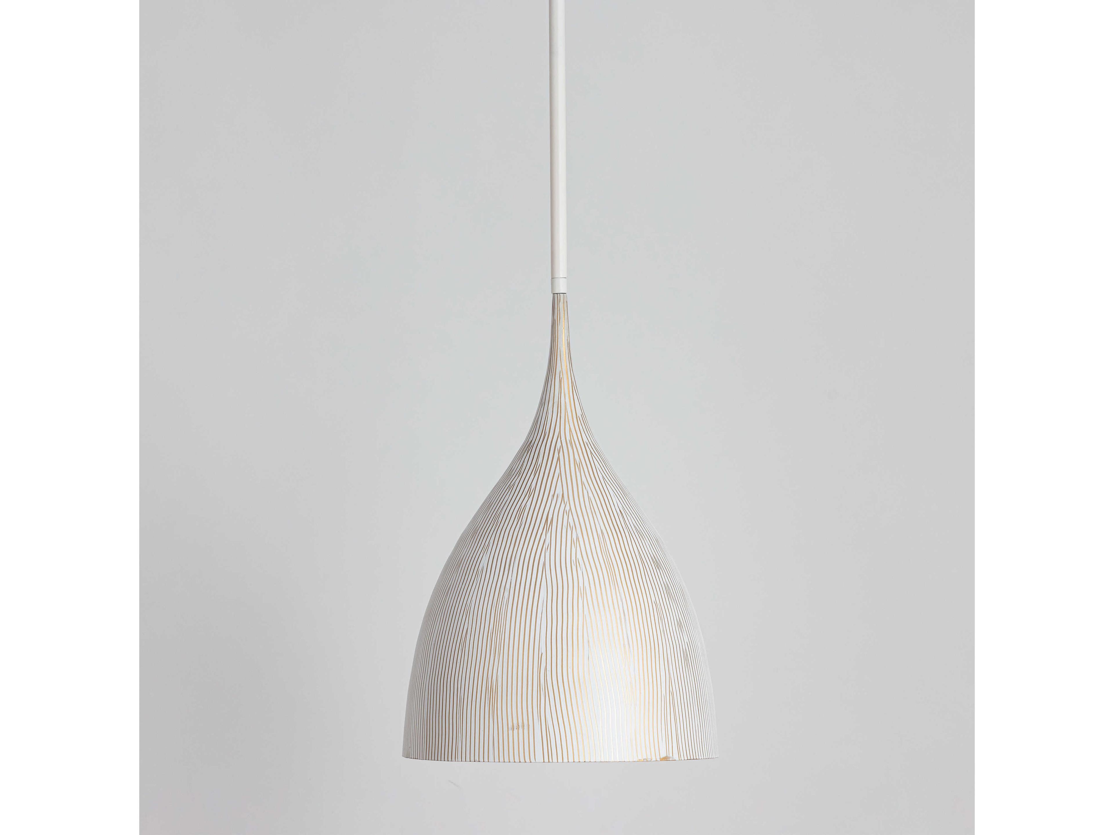 Maxim Lighting Fleur 1-Light White Gold Mini Pendant