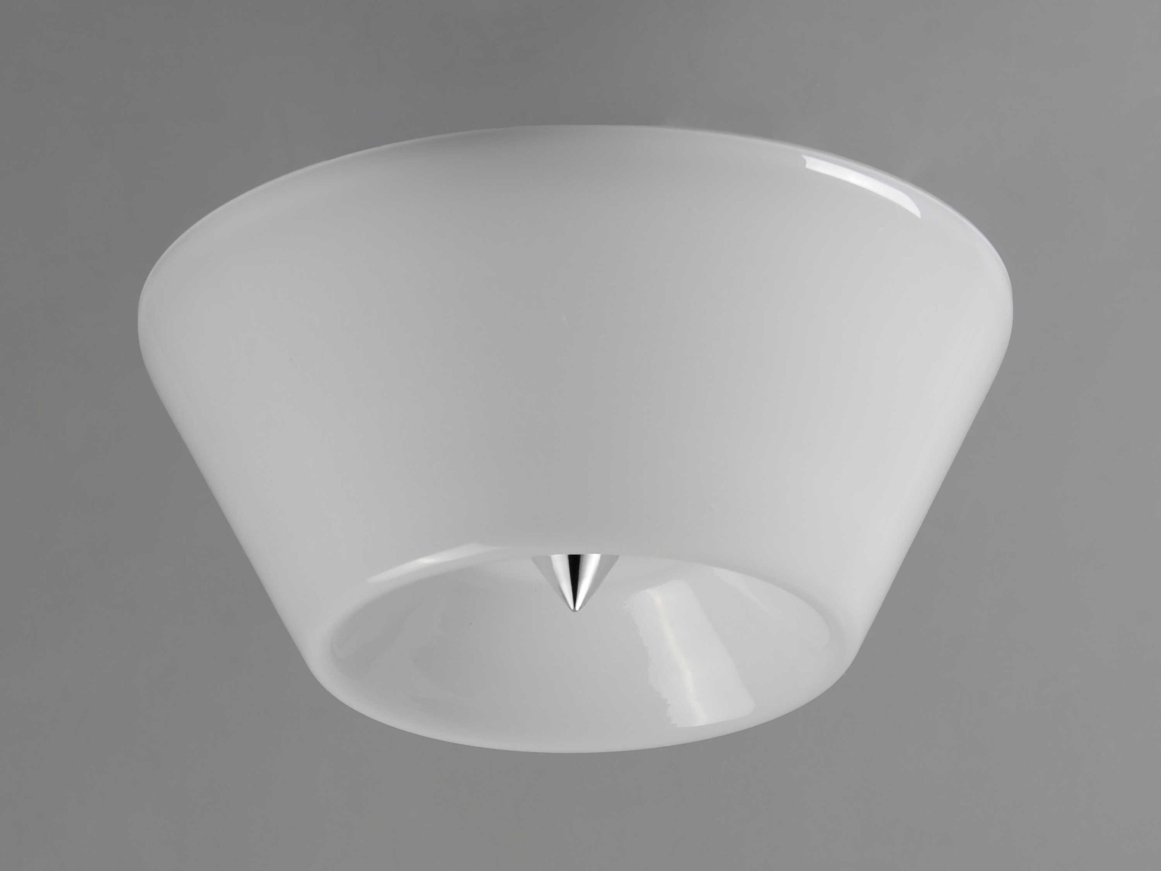 Maxim Lighting Tack 1-Light Polished Chrome White Flush Mount
