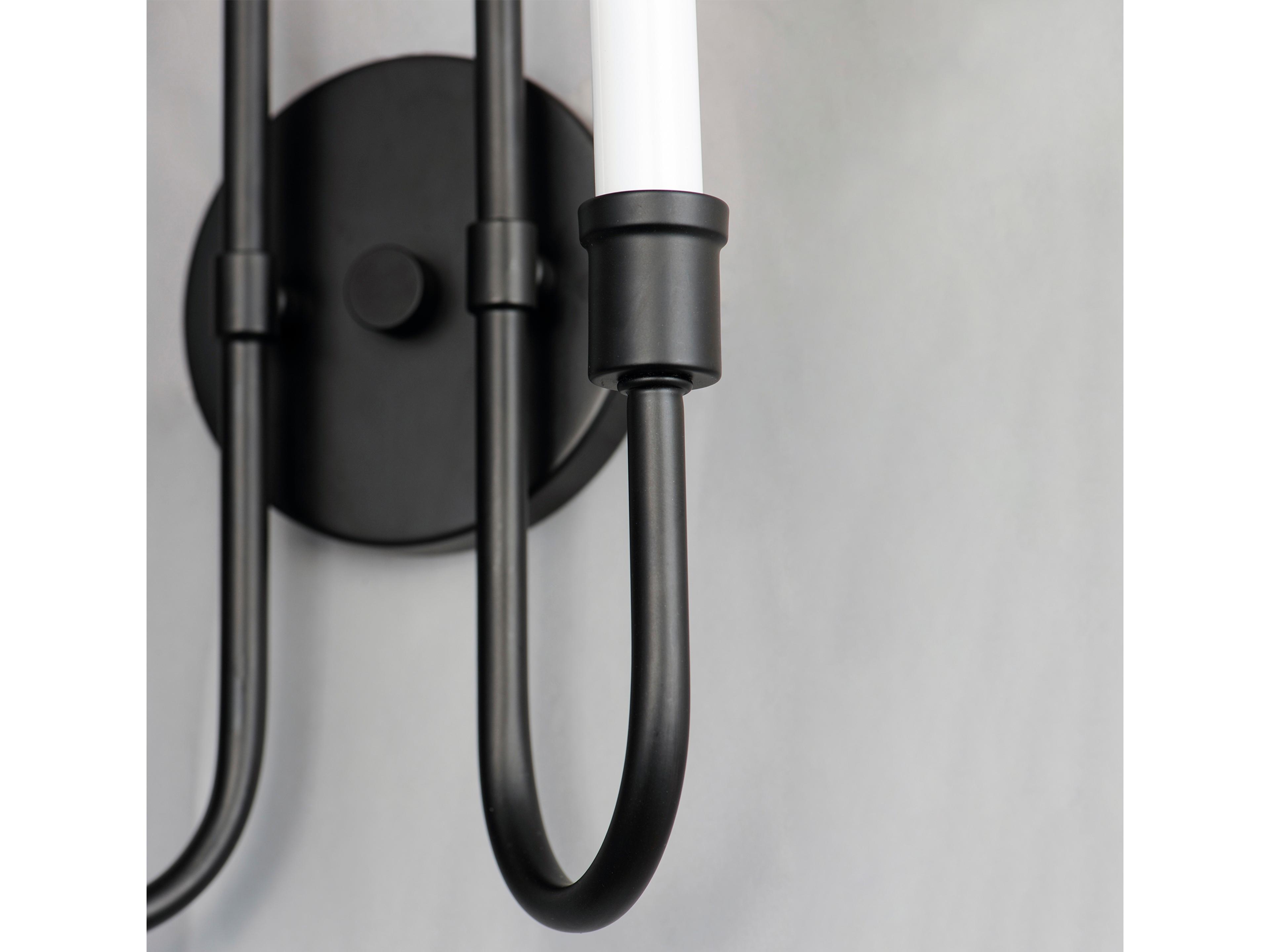 Maxim Lighting Tux 2-Light Black Wall Sconce