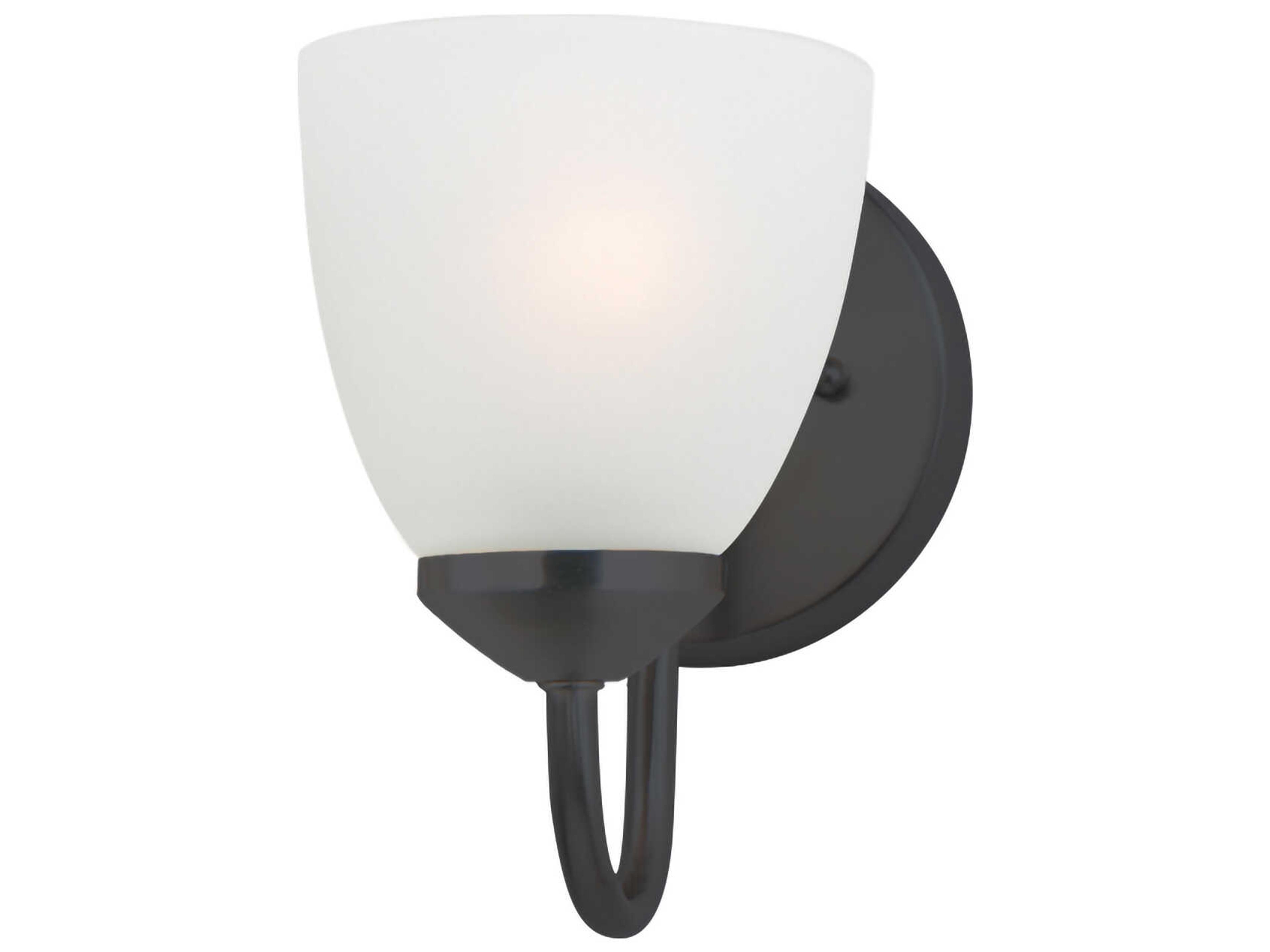 Axis 1-Light Black Wall Sconce
