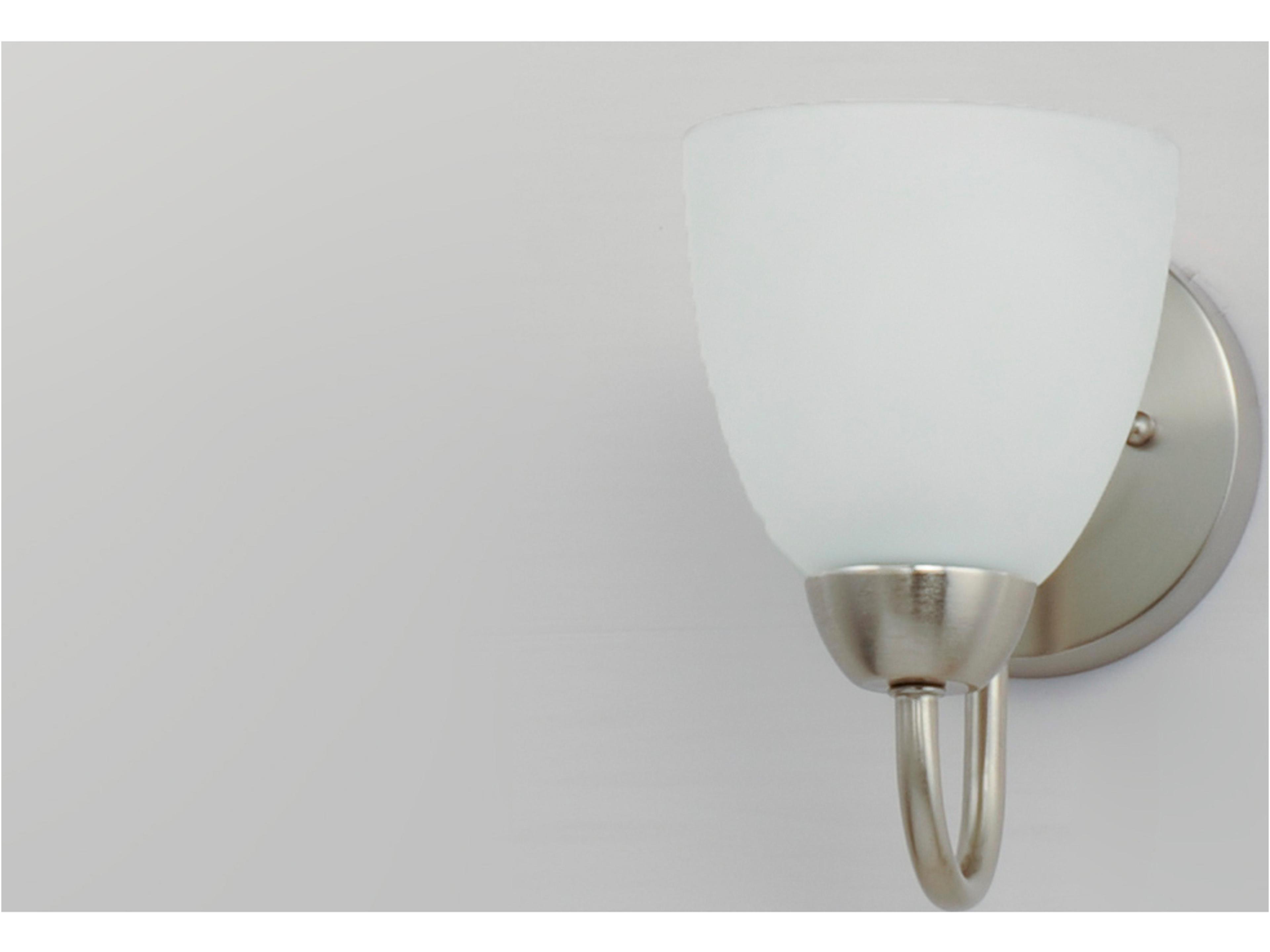 Maxim Lighting Axis 1-light Satin Nickel Steel Vanity Light