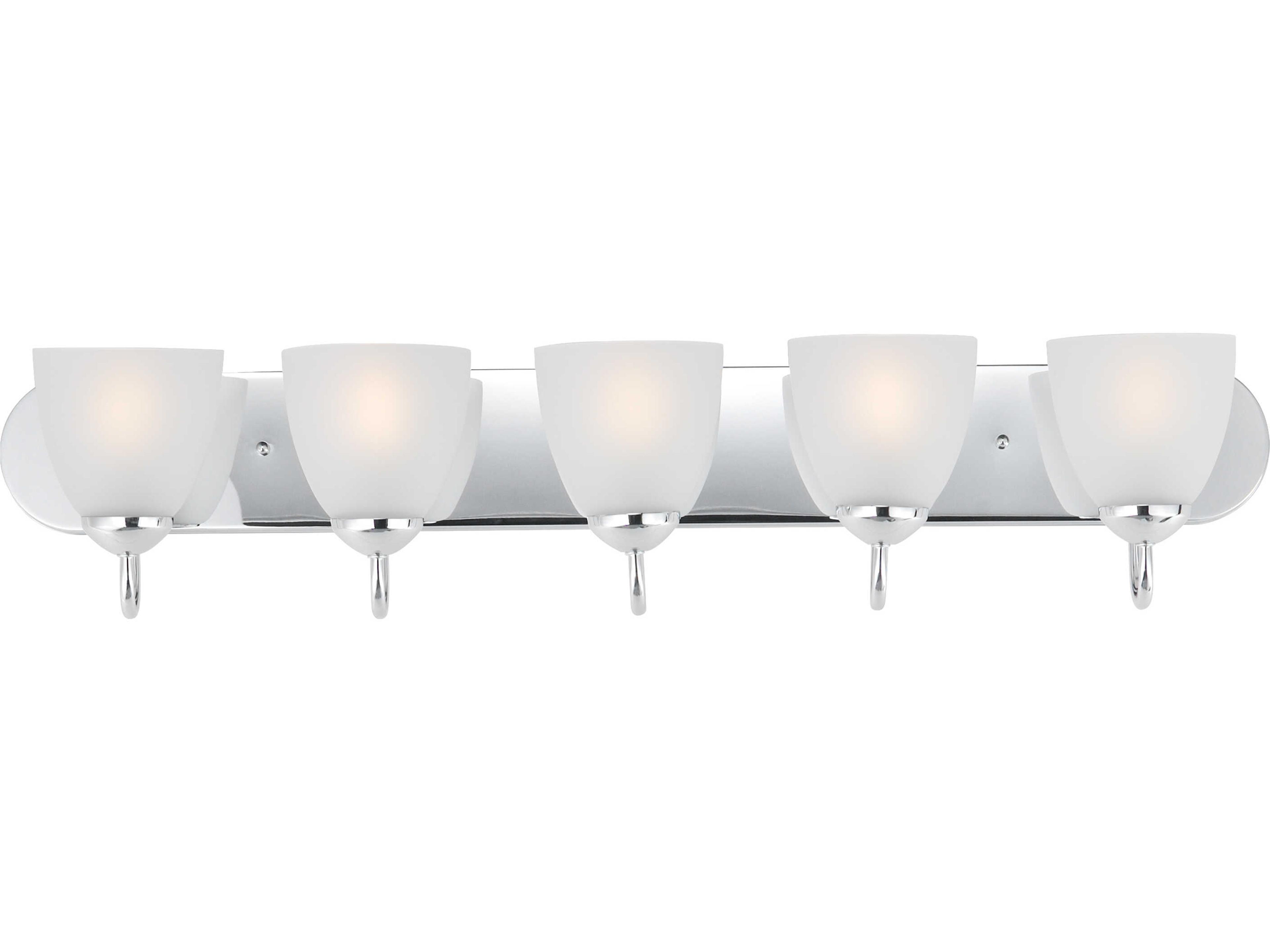 Axis 5-Light Polished Chrome Vanity Light