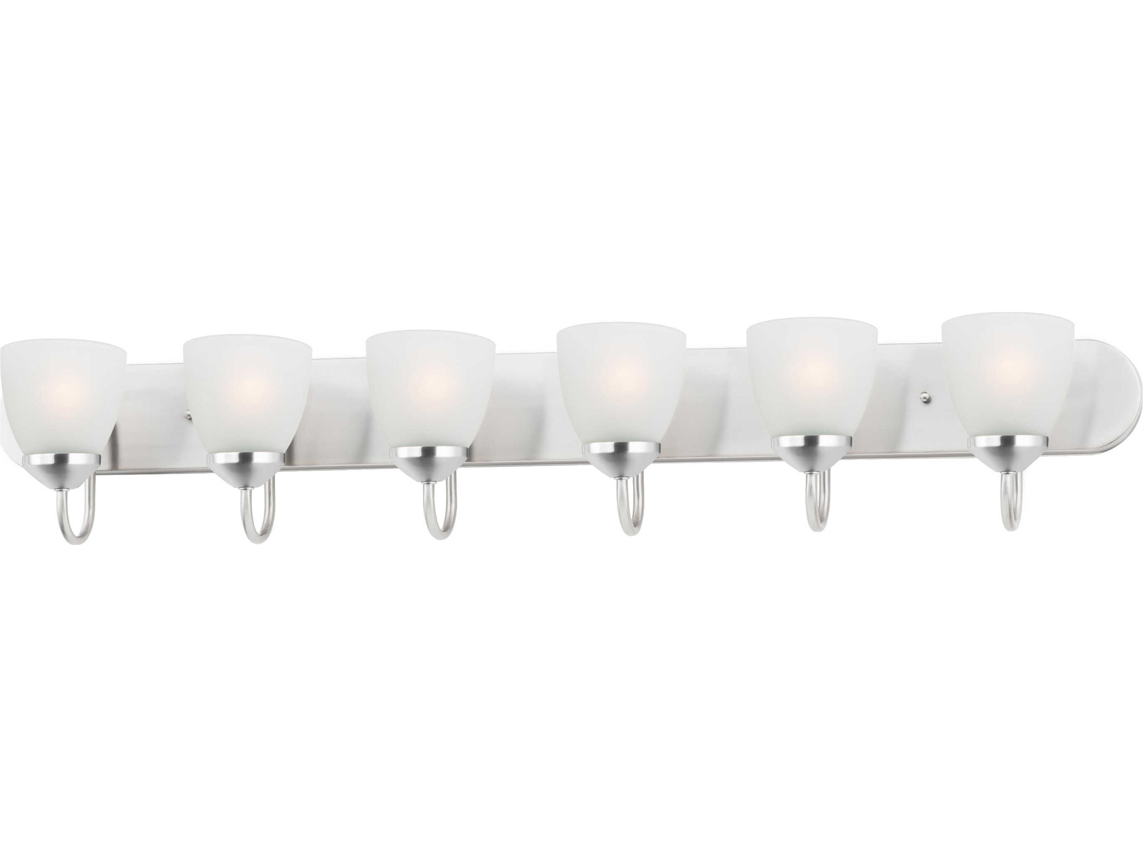 Axis 6-Light Polished Chrome Vanity Light