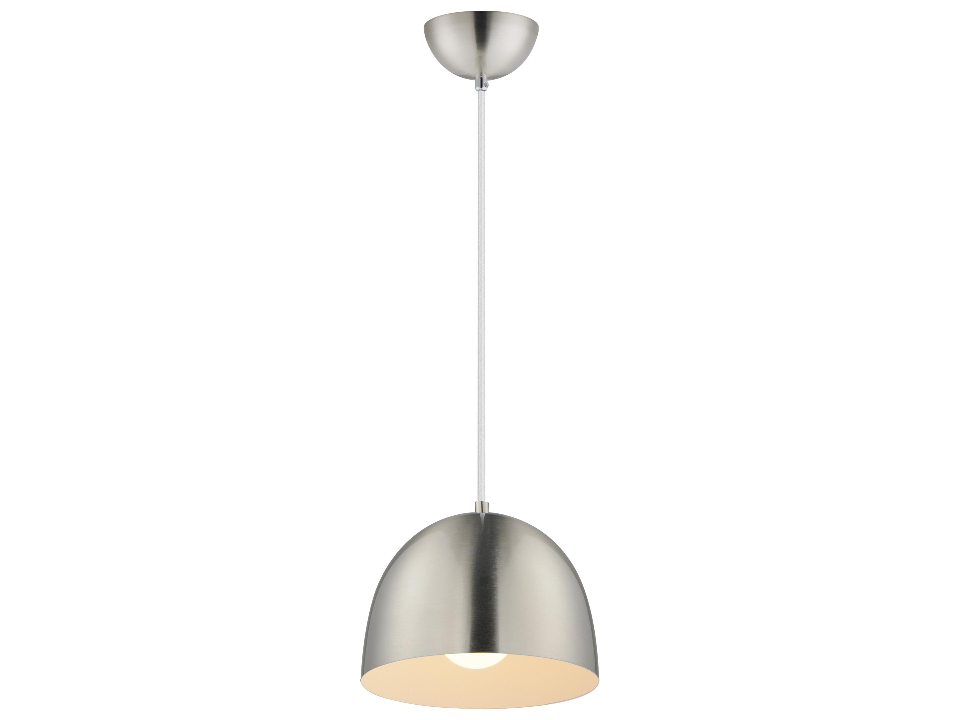 Tova 1-Light Satin Nickel Mini Pendant