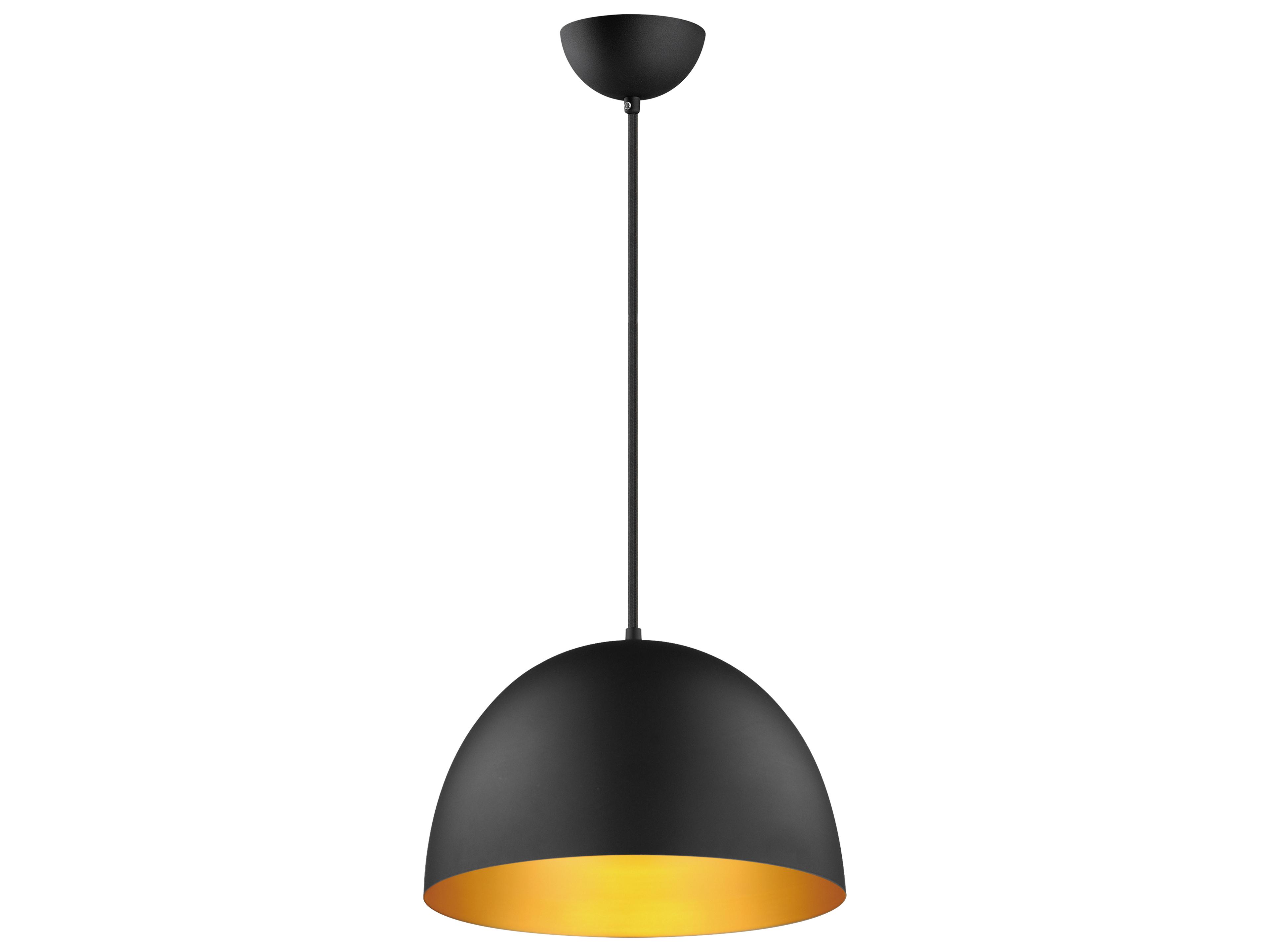 Tova 1-Light Black Gold Pendant