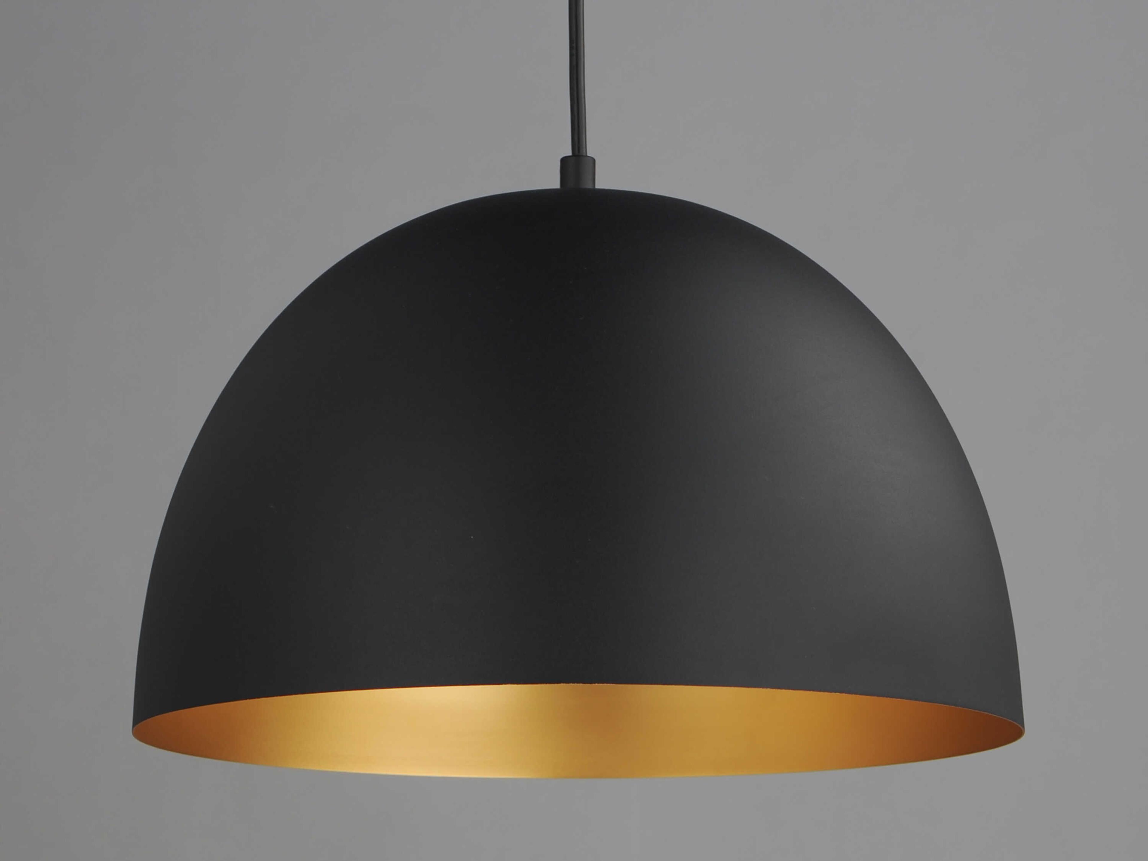 Maxim Lighting Tova 1-Light Black Gold Pendant